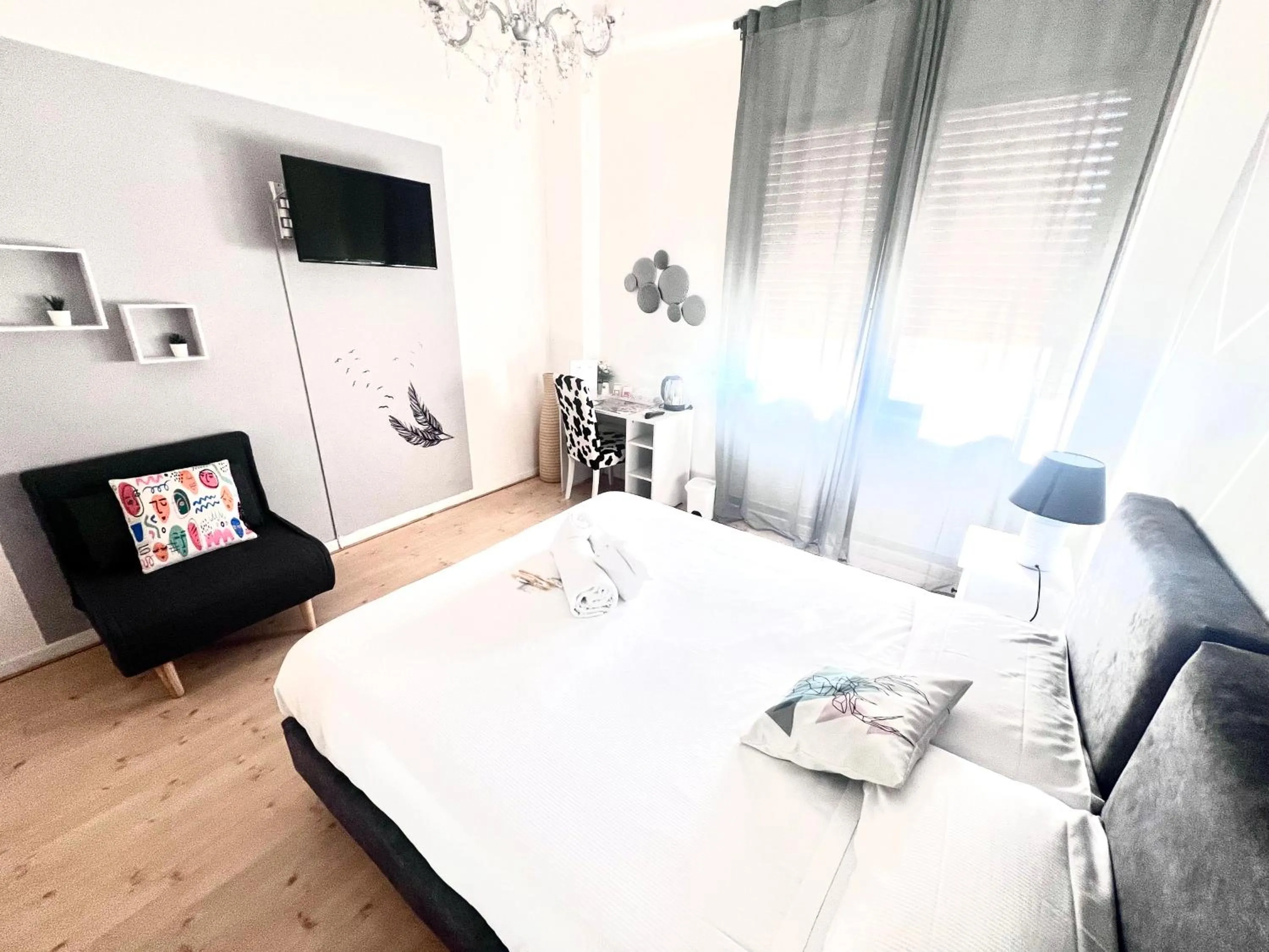 Bed in Mia House Roma