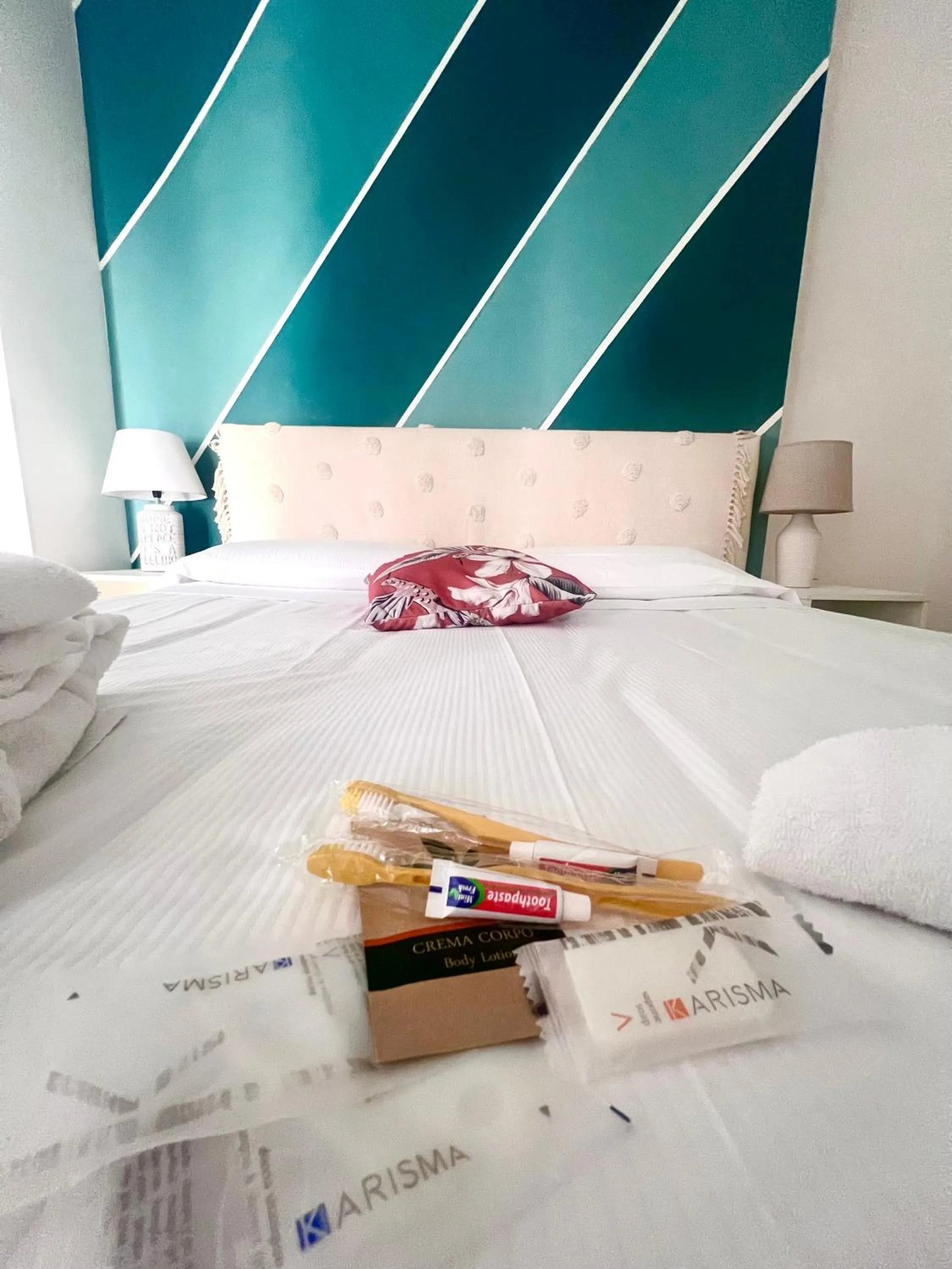 Bed in Mia House Roma