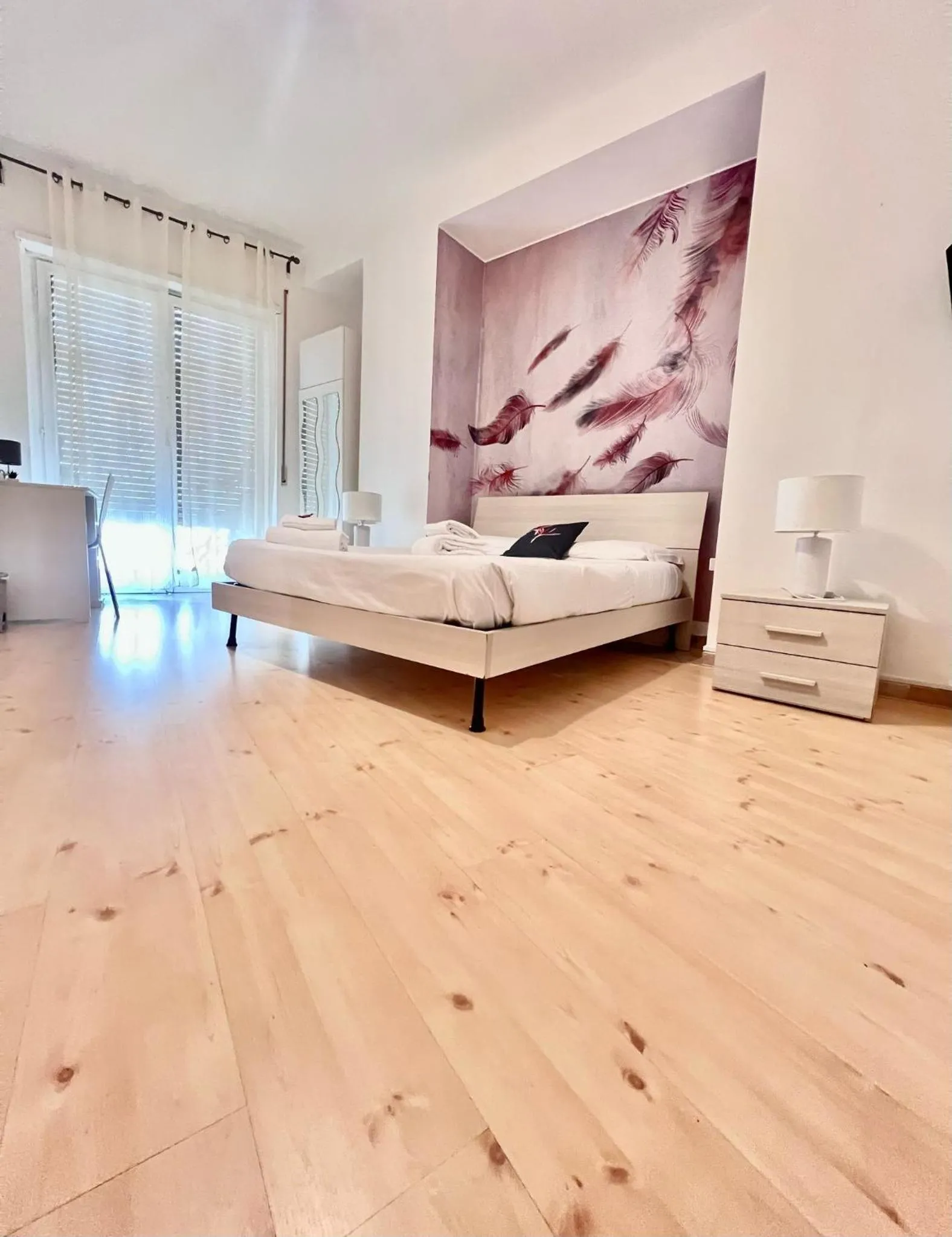 Bed in Mia House Roma