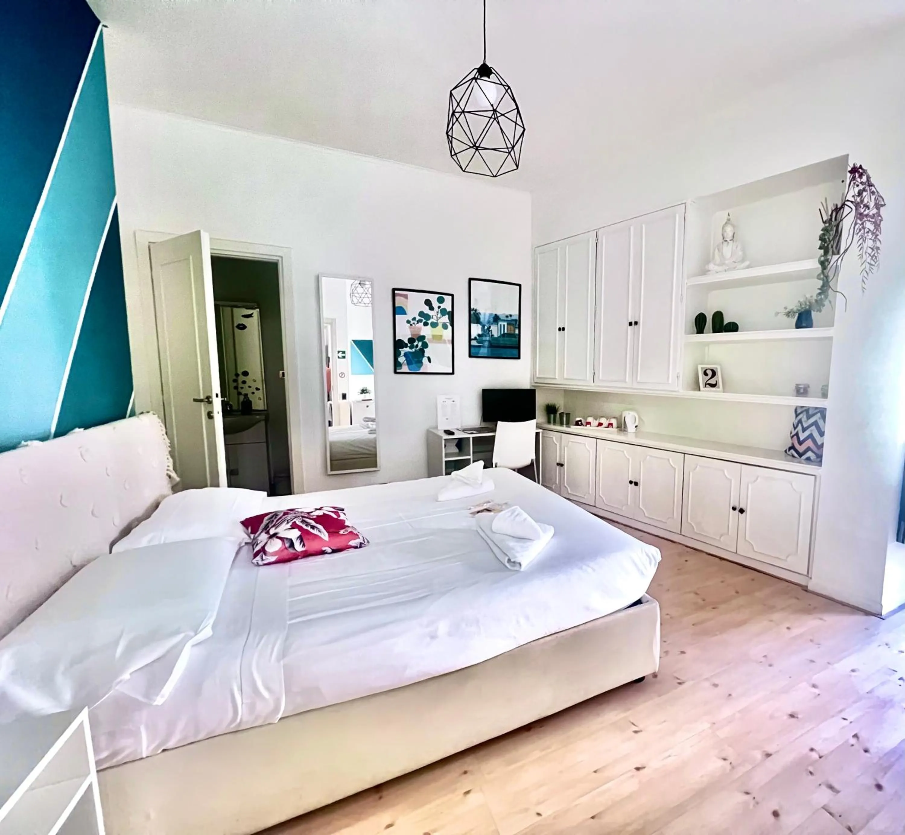 Bed in Mia House Roma