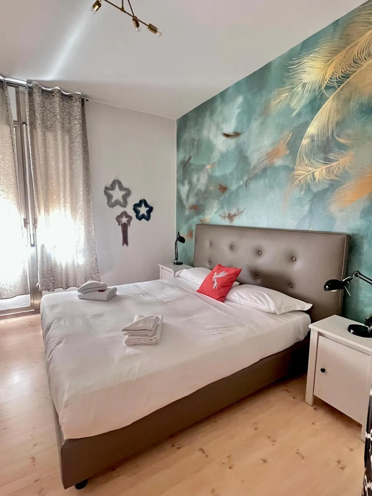 Bed in Mia House Roma