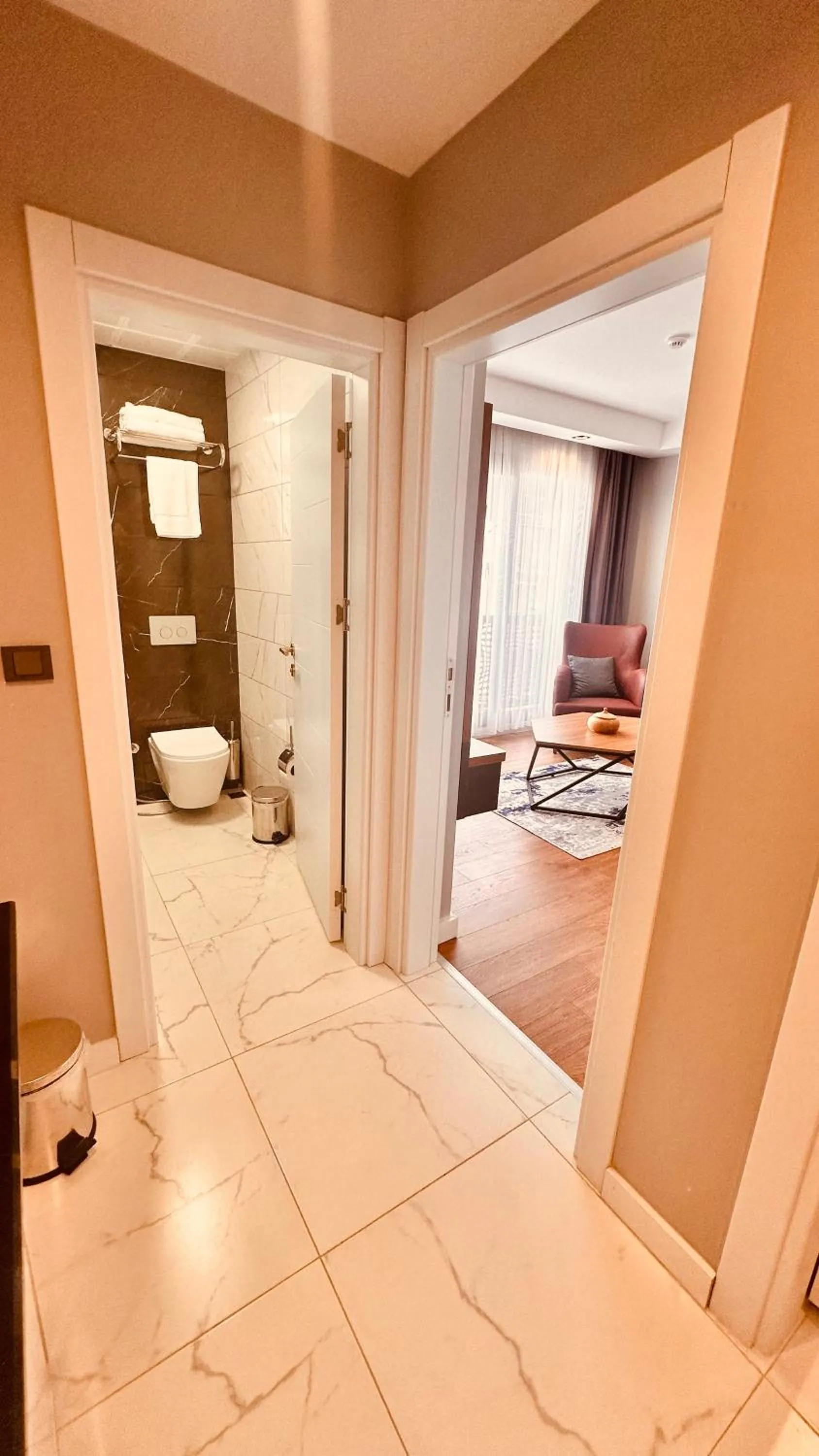 Kitchen or kitchenette in Golden Inn Airport - TRABZON