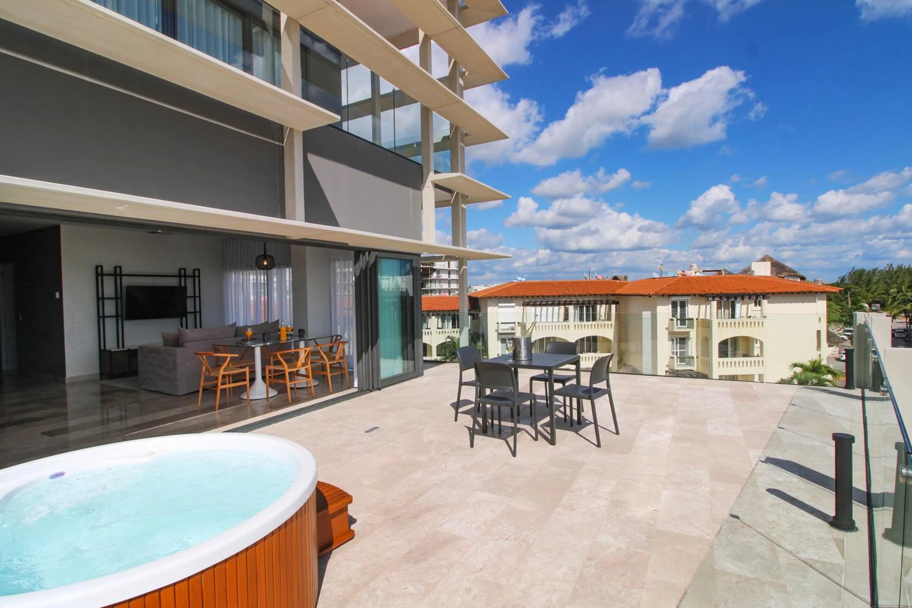 Patio in Singular Dream Vacation Rentals