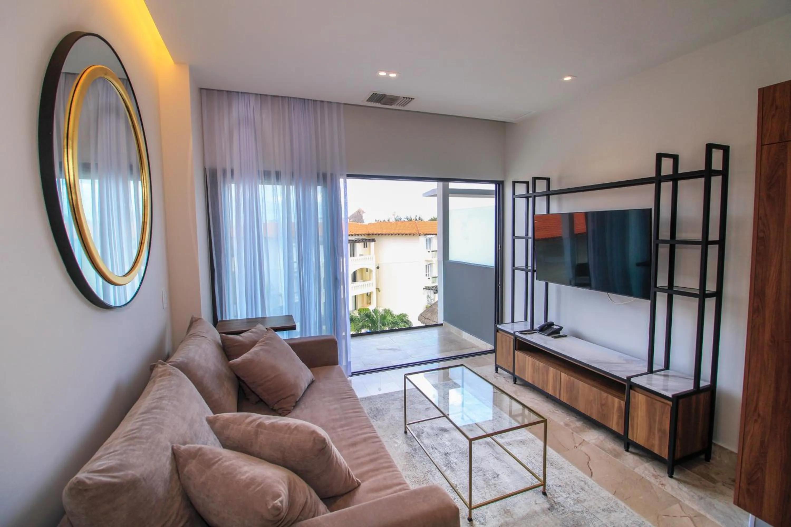 Living room, Bed in Singular Dream Vacation Rentals