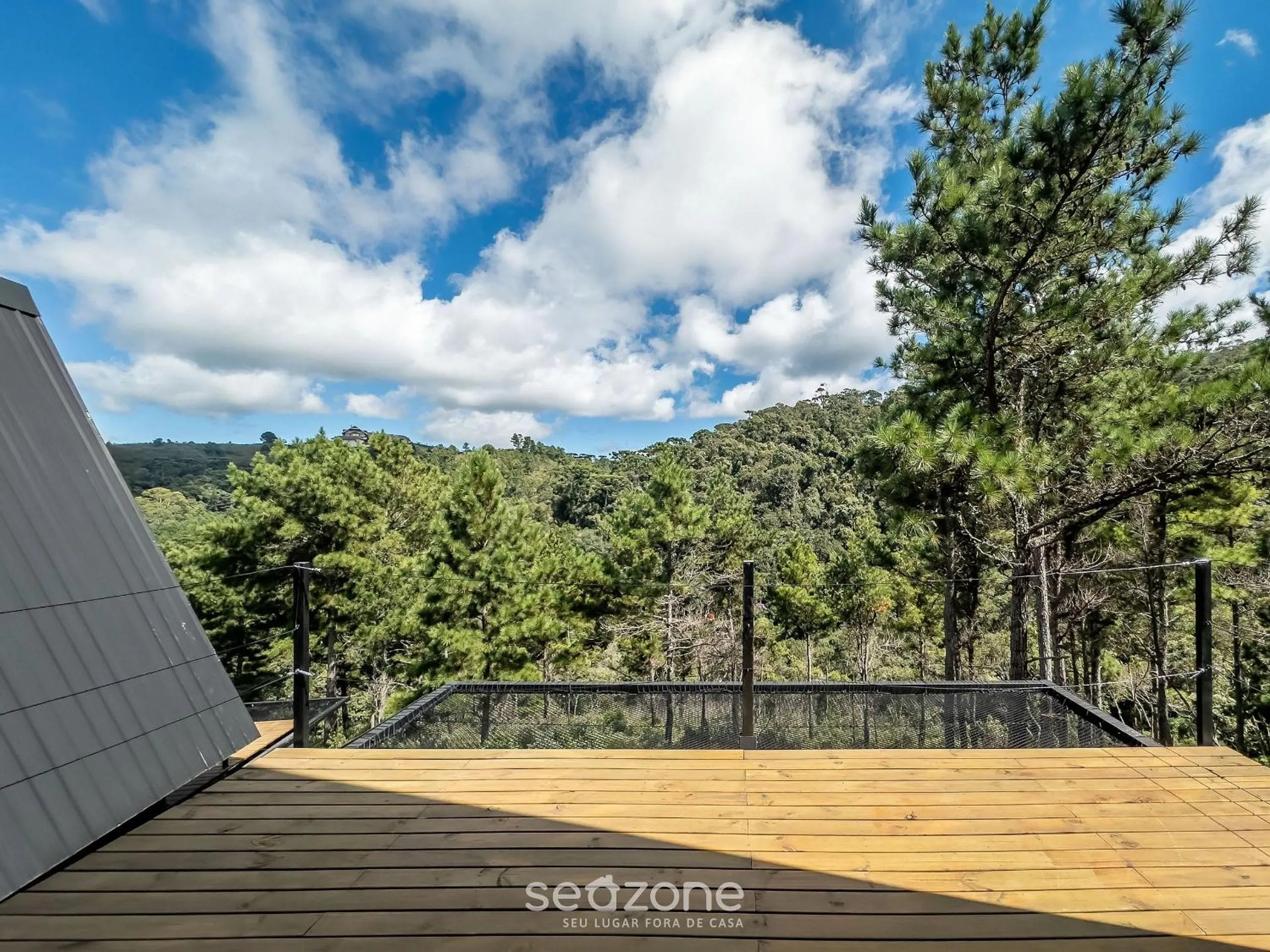 Balcony/Terrace in Chales Naturale - Campos do Jordão - CNA