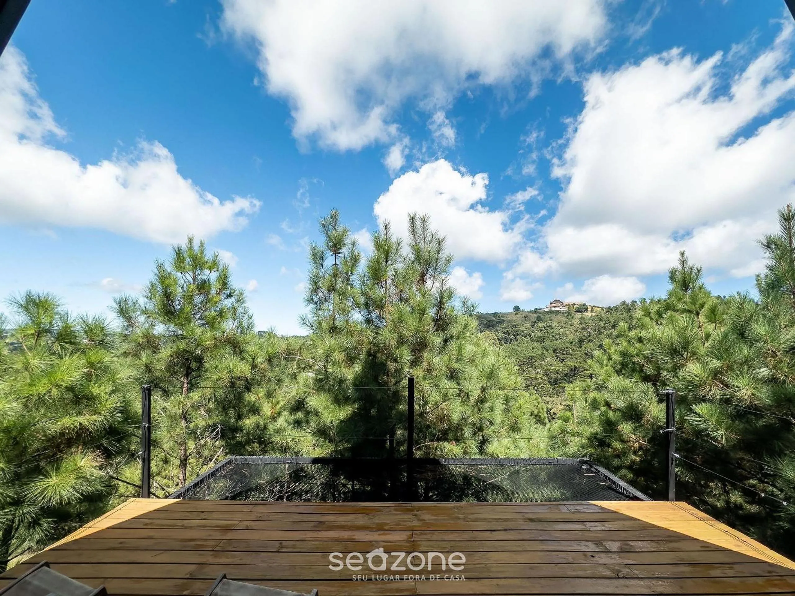 Balcony/Terrace in Chales Naturale - Campos do Jordão - CNA