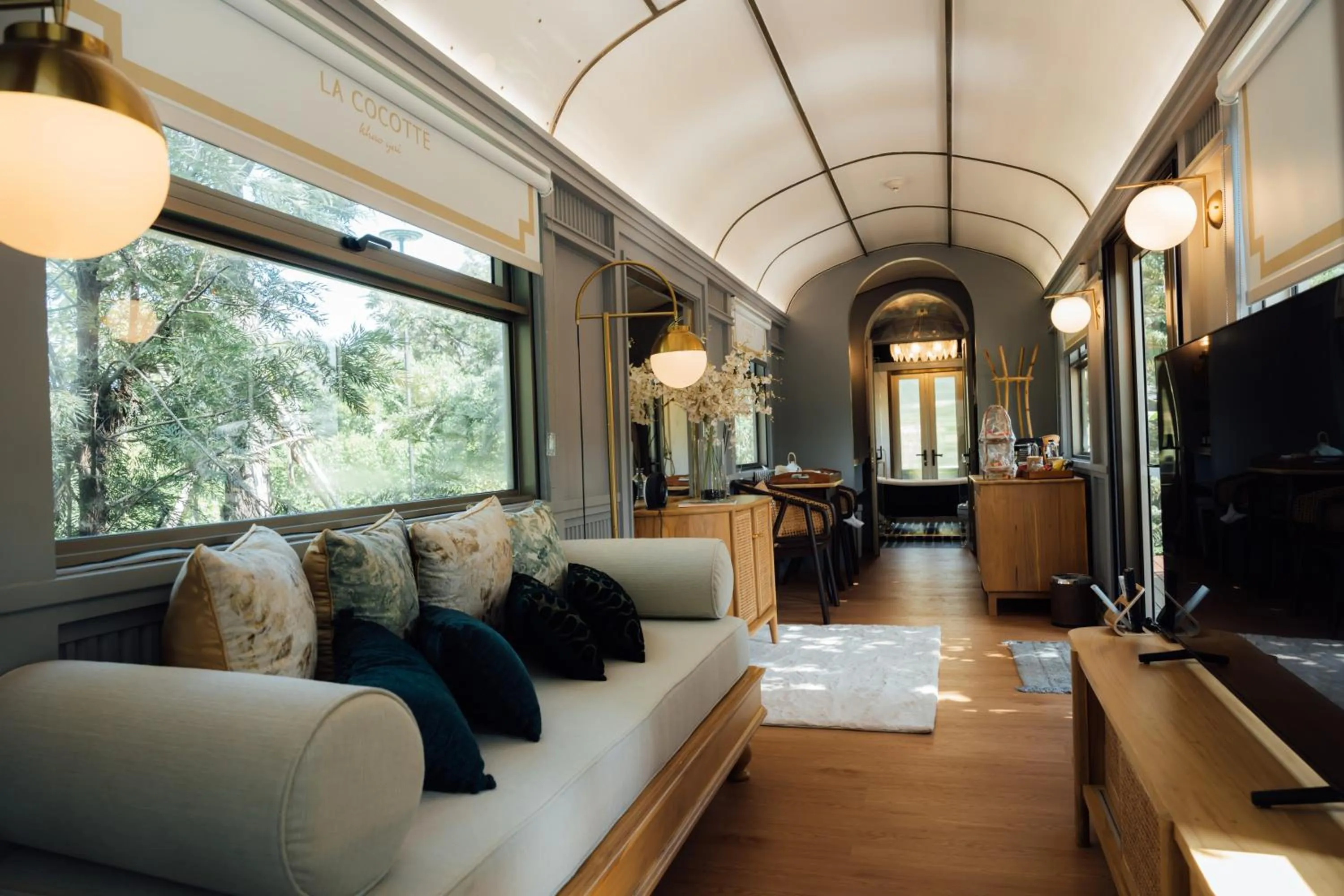 Living room in LA COCOTTE VILLA & FARM KHAO YAI