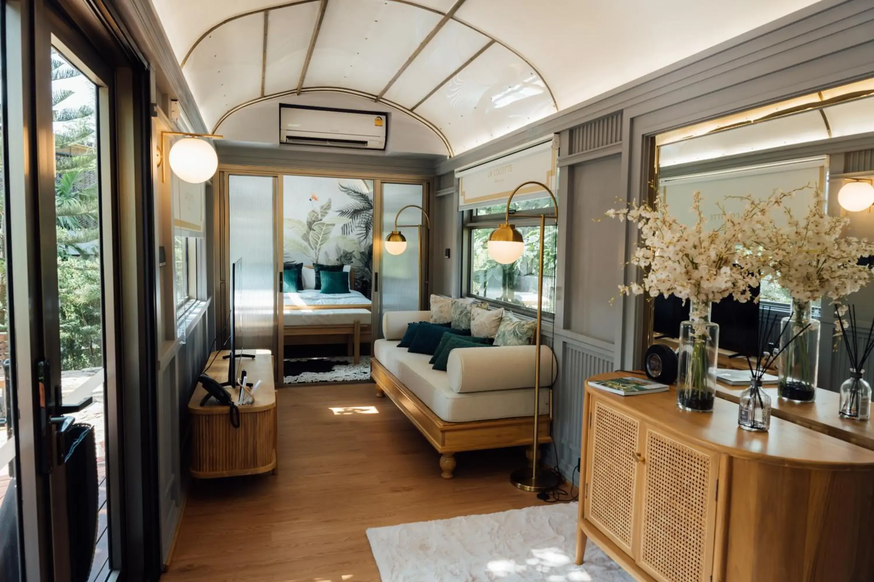 Living room, Bed in LA COCOTTE VILLA & FARM KHAO YAI Living room, Bed in LA COCOTTE VILLA & FARM KHAO YAI