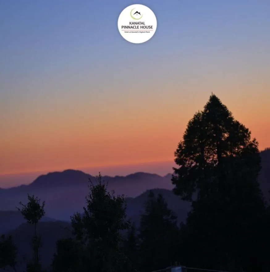 Natural landscape in PinnacleHouse kanatal Uttarakhand