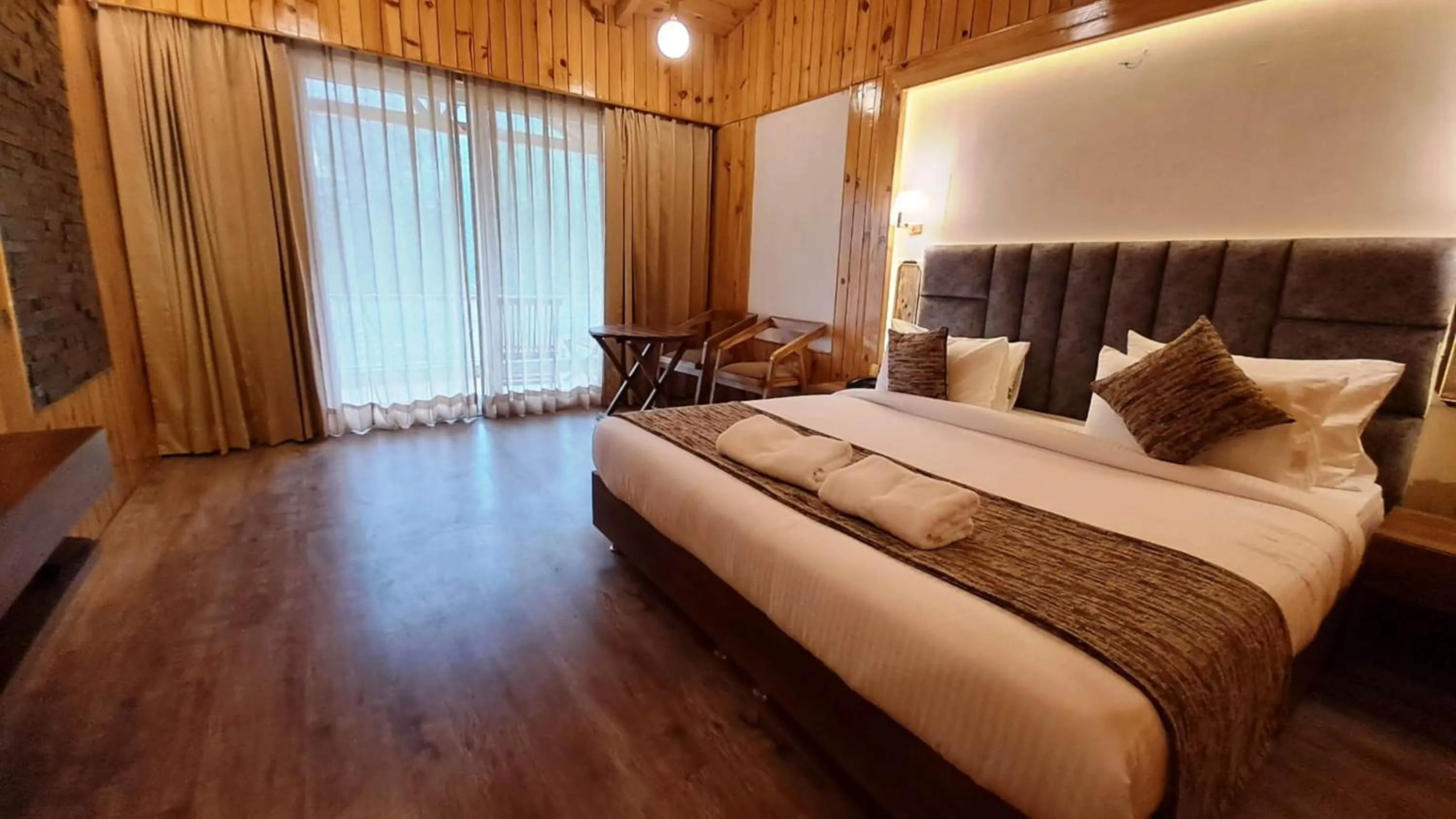 Bed in Qcent Woods Resort & Spa, Rishikesh