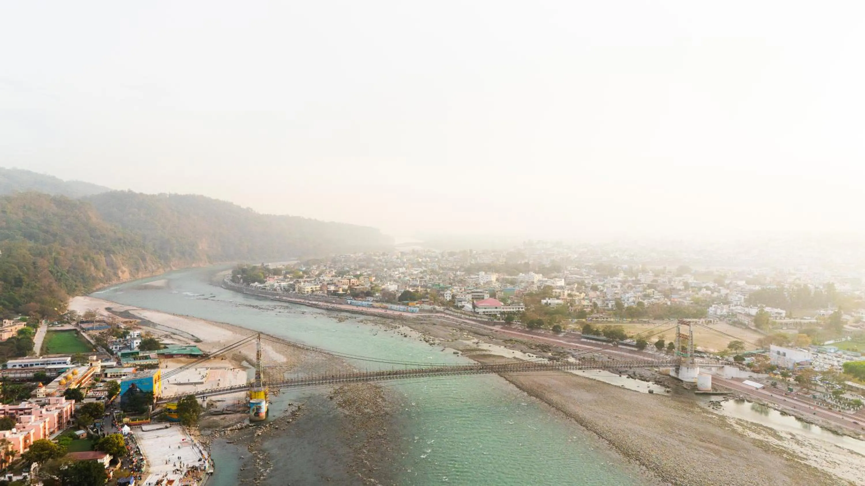 River view in Qcent Woods Resort & Spa, Rishikesh