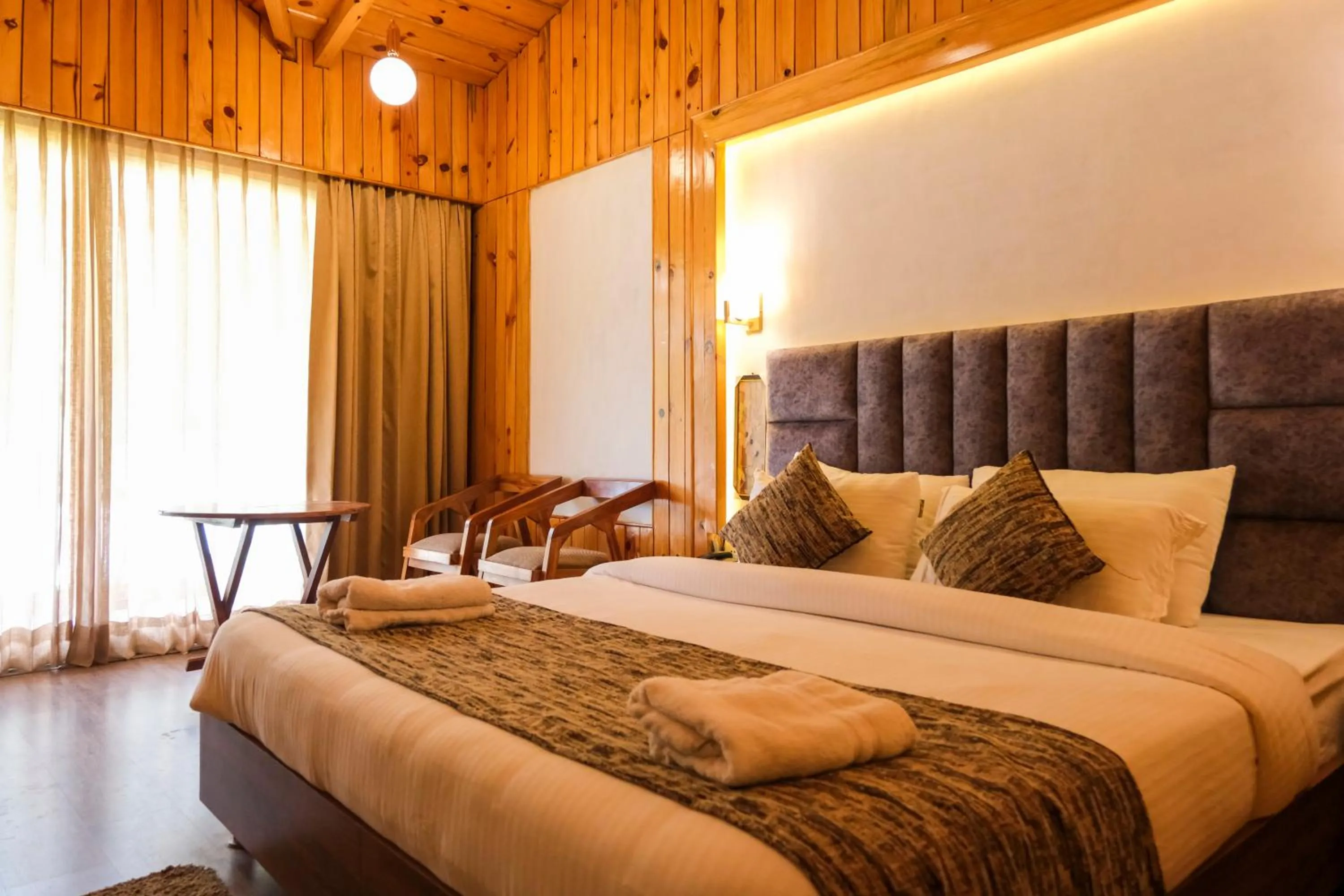 Bed in Qcent Woods Resort & Spa, Rishikesh