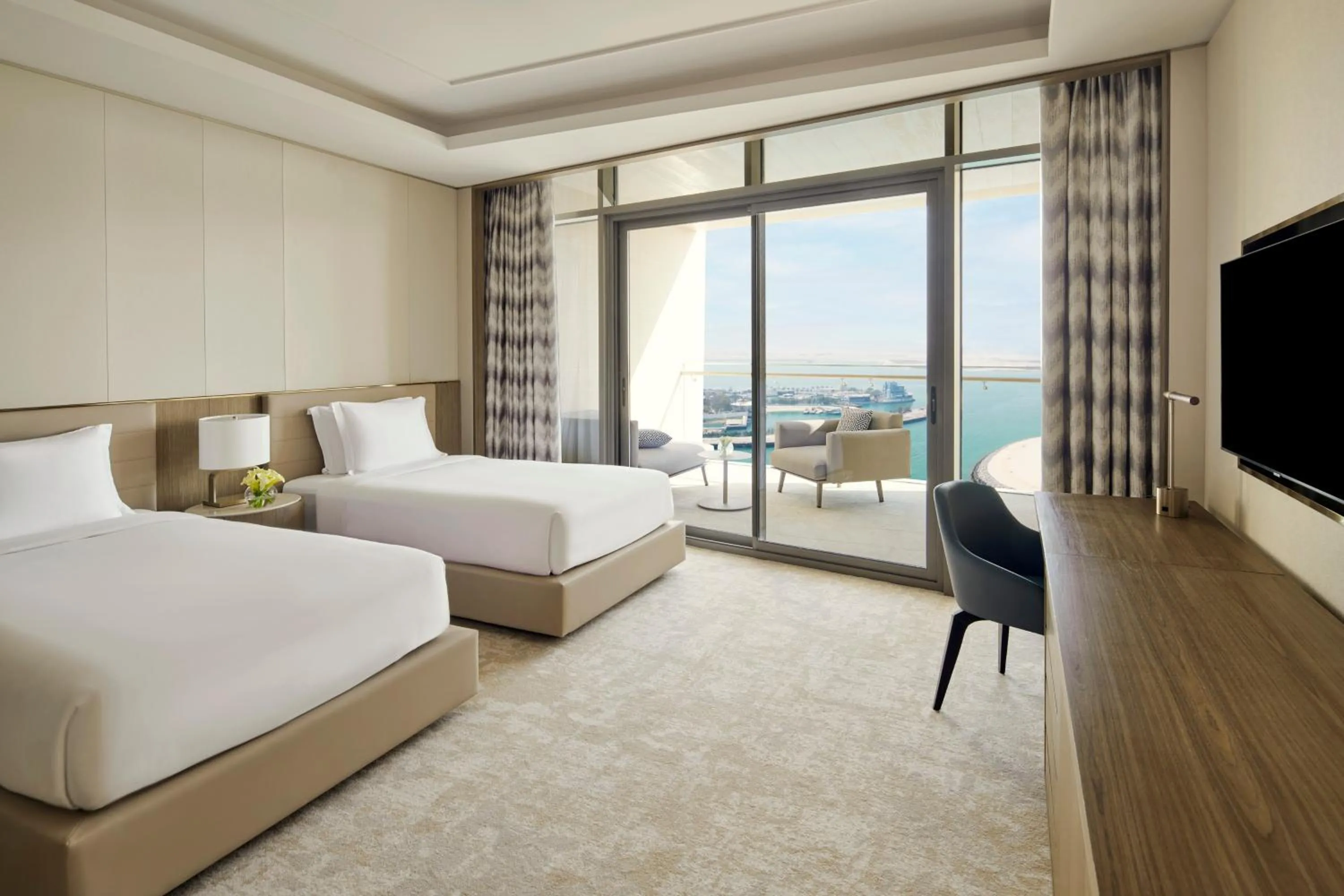 Bed in InterContinental Residences Abu Dhabi by IHG