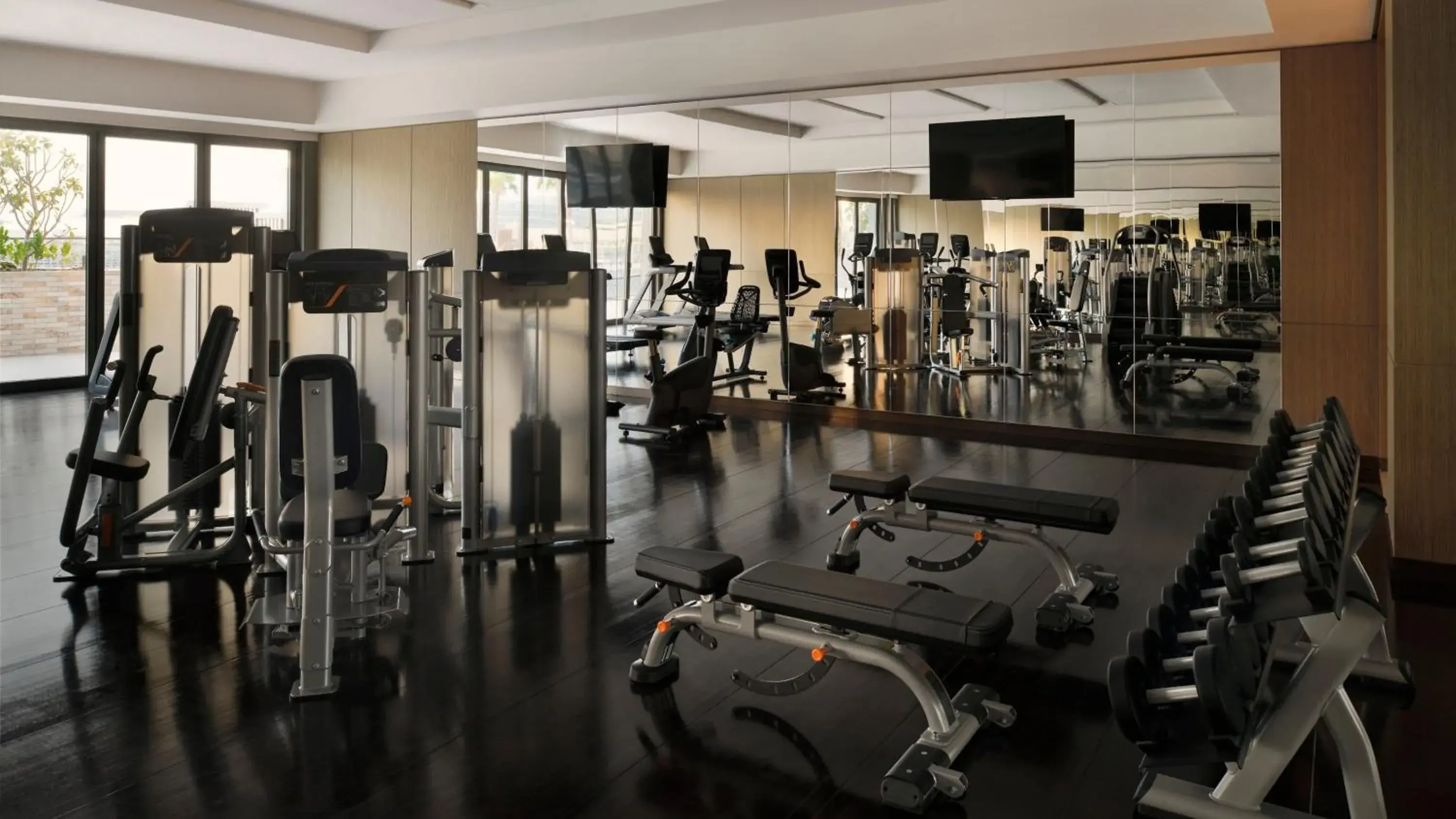 Fitness centre/facilities in InterContinental Residences Abu Dhabi by IHG Fitness centre/facilities in InterContinental Residences Abu Dhabi by IHG