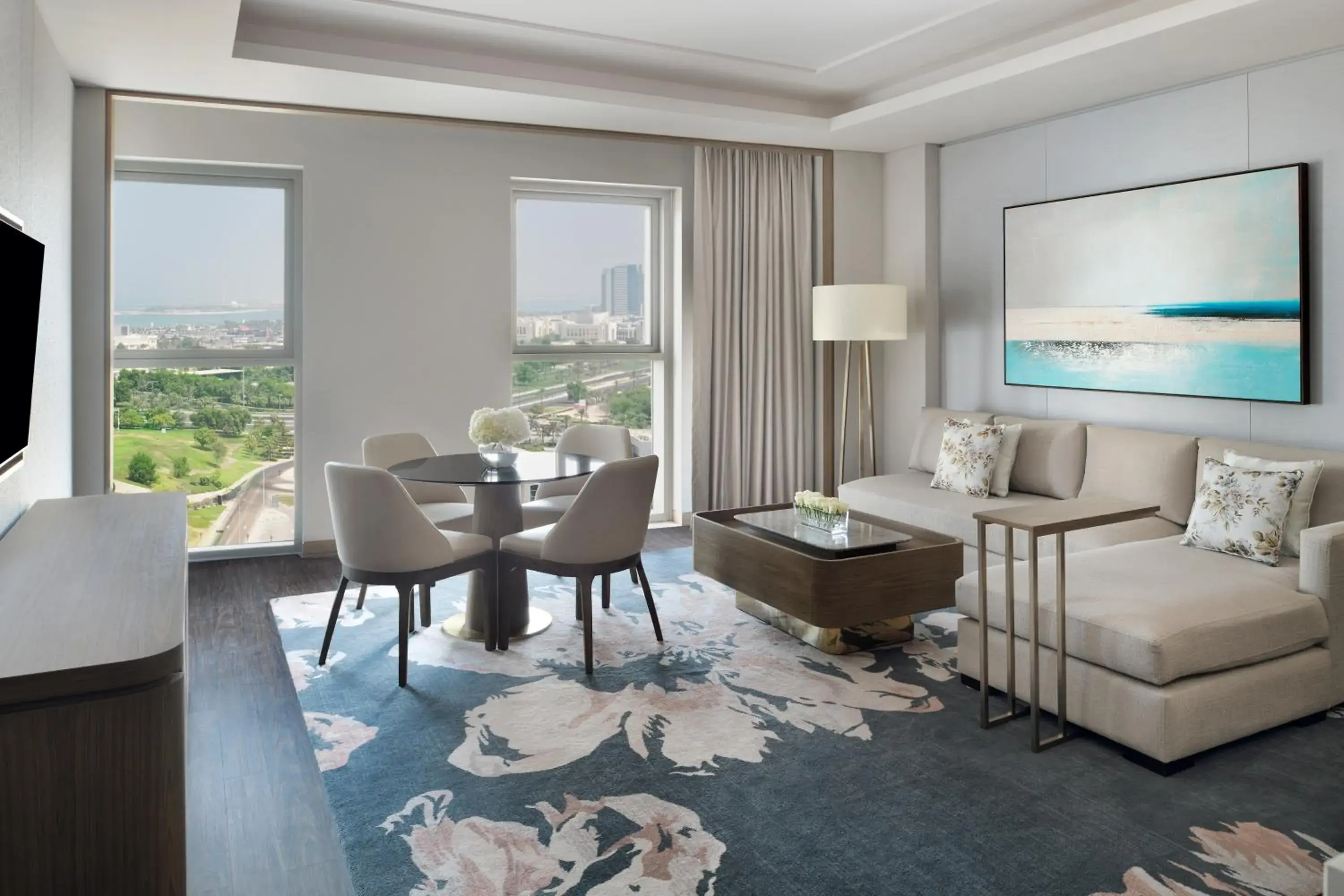 Living room in InterContinental Residences Abu Dhabi by IHG Living room in InterContinental Residences Abu Dhabi by IHG