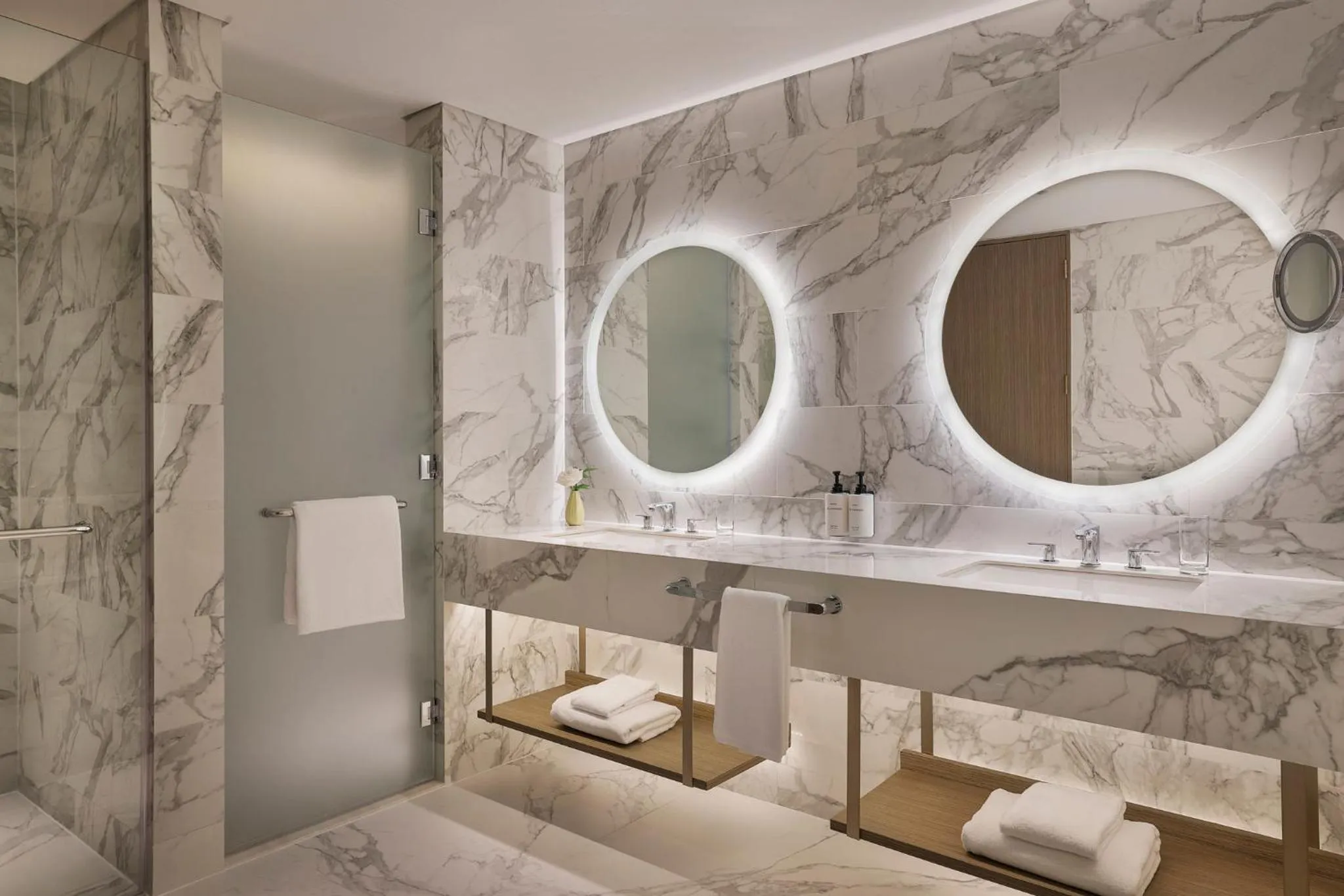 Bathroom in InterContinental Residences Abu Dhabi by IHG