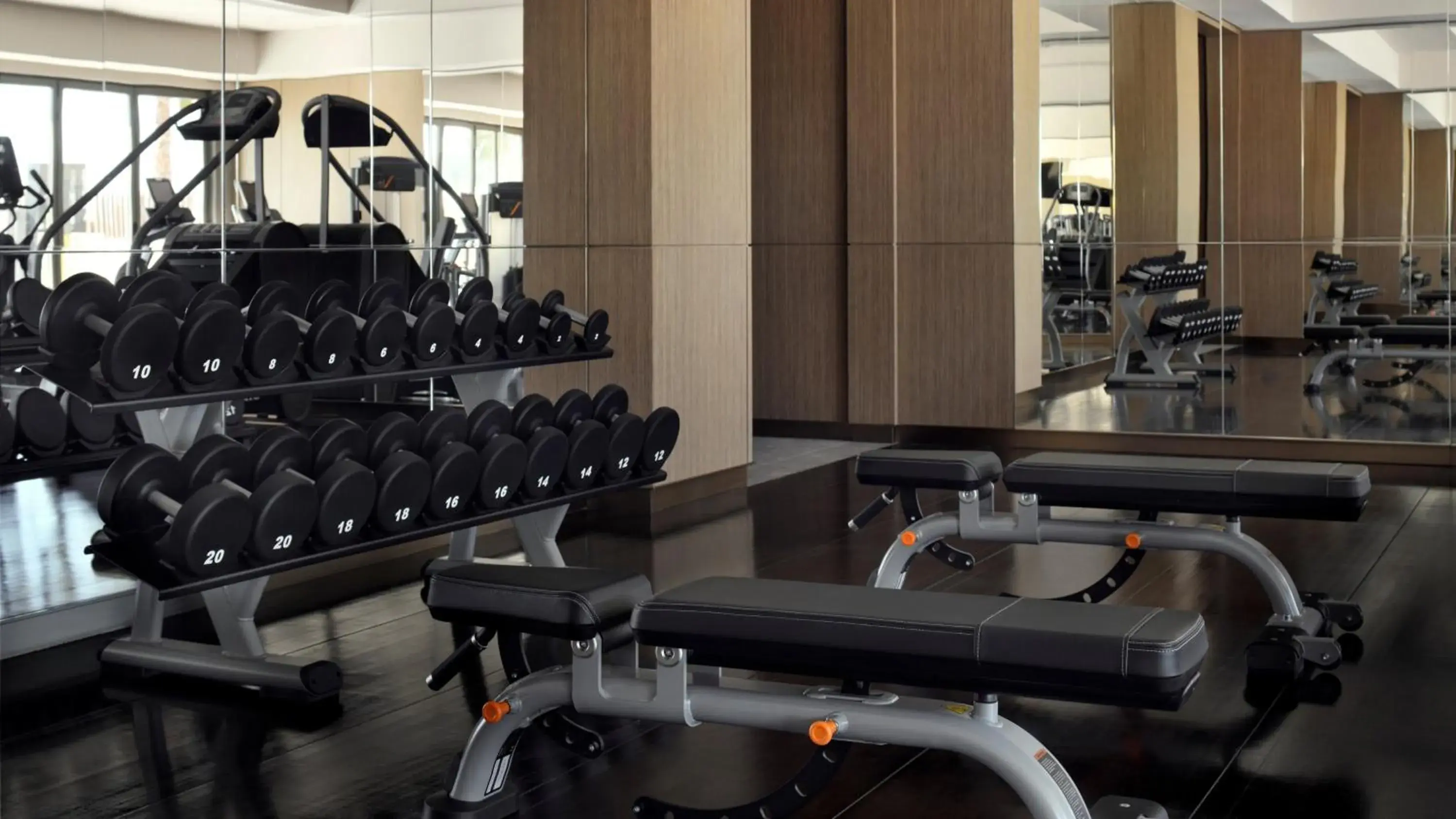 Fitness centre/facilities in InterContinental Residences Abu Dhabi by IHG Fitness centre/facilities in InterContinental Residences Abu Dhabi by IHG