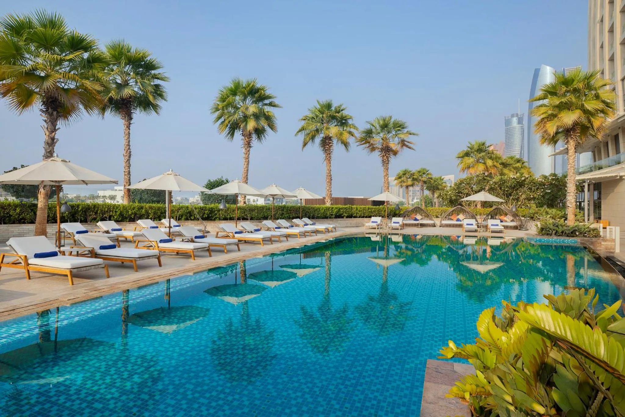 Swimming pool in InterContinental Residences Abu Dhabi by IHG