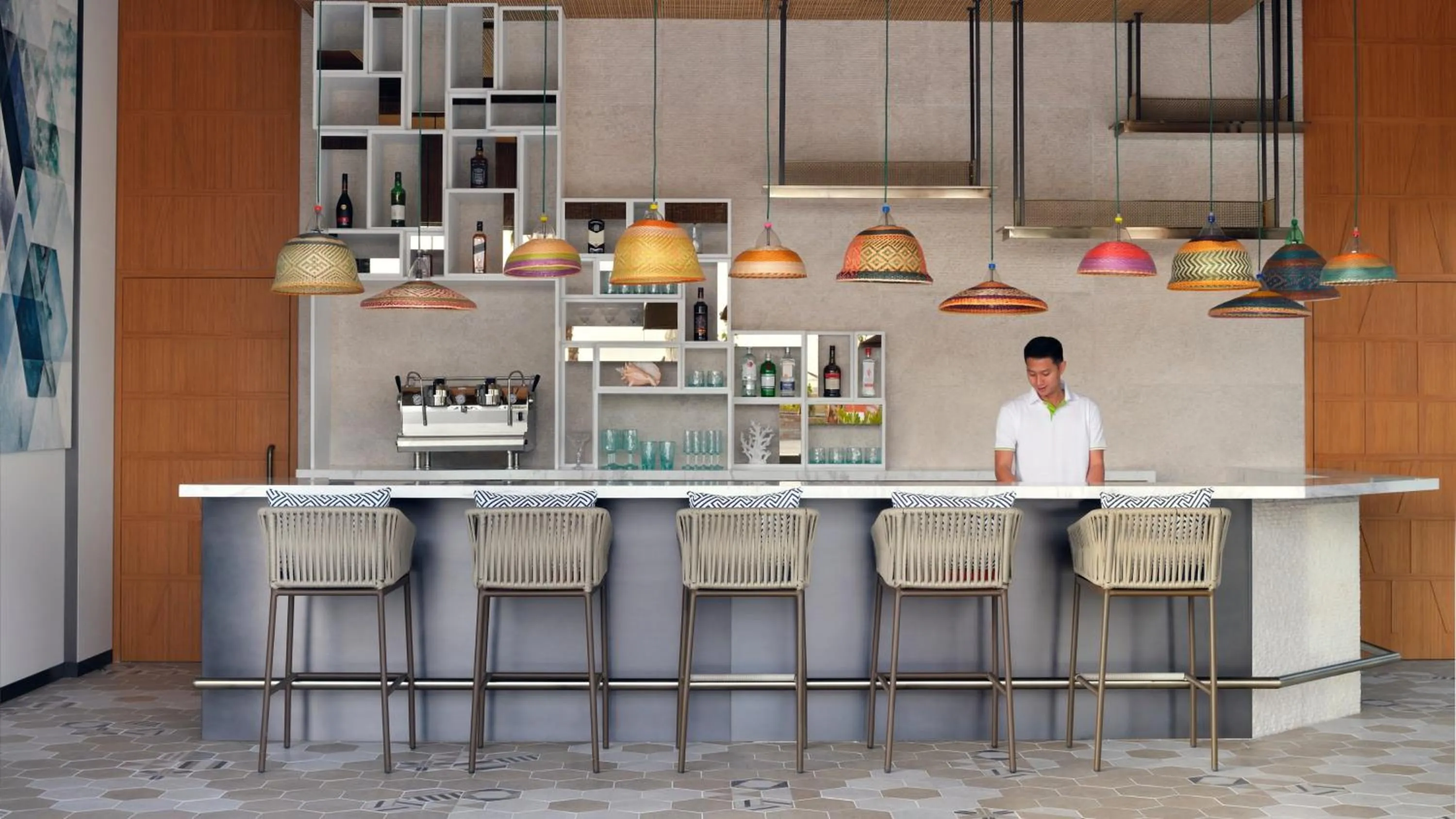 Lounge or bar in InterContinental Residences Abu Dhabi by IHG