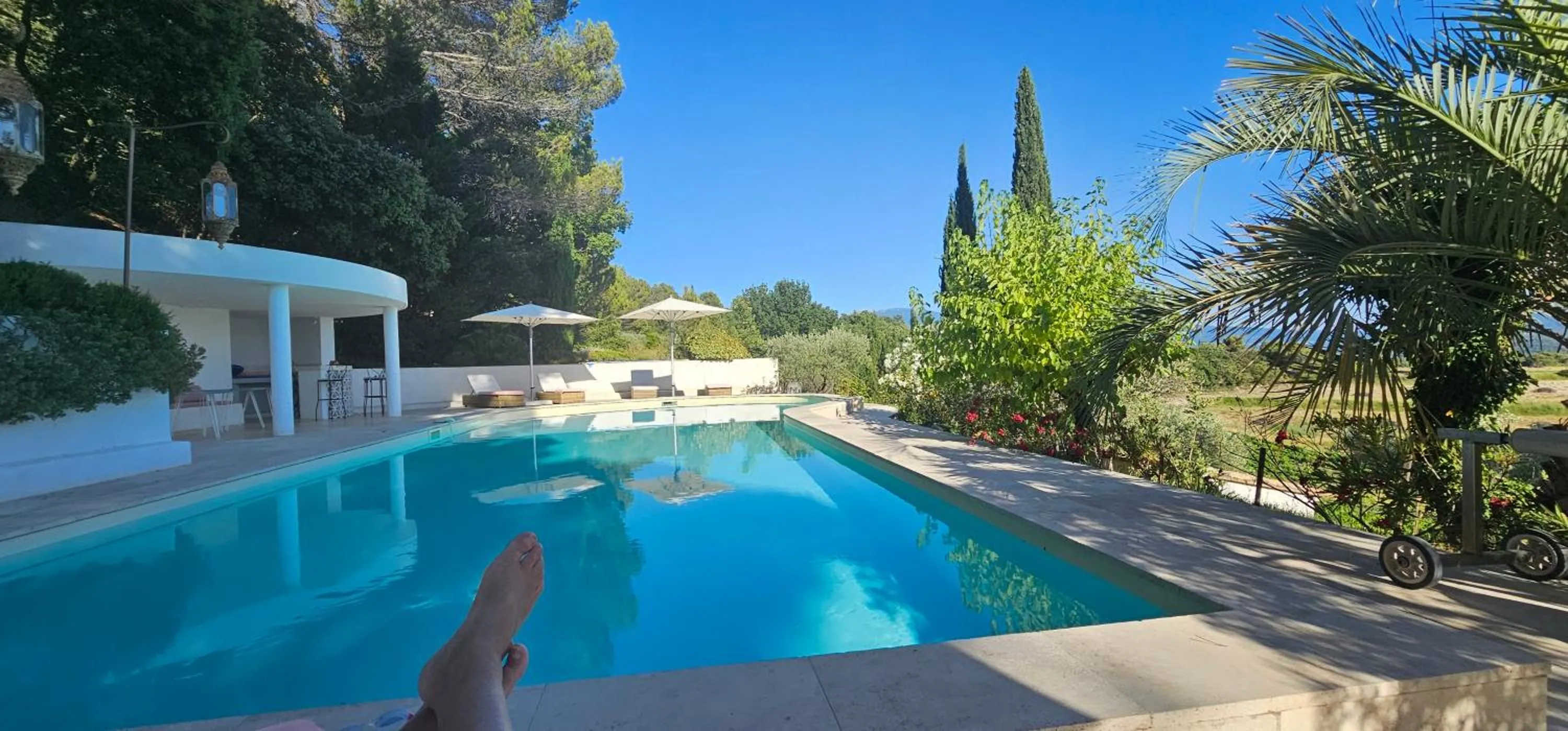 Swimming pool in Villa Nymphée