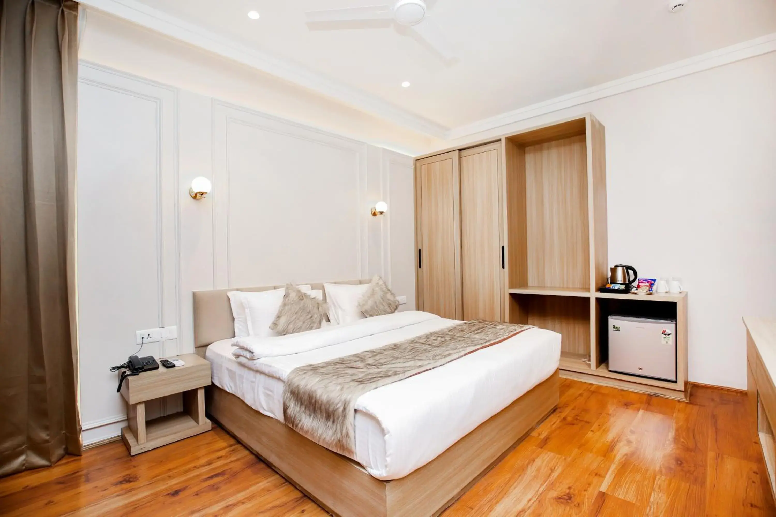 Bedroom, Bed in Hotel Euphoria Green Bedroom, Bed in Hotel Euphoria Green