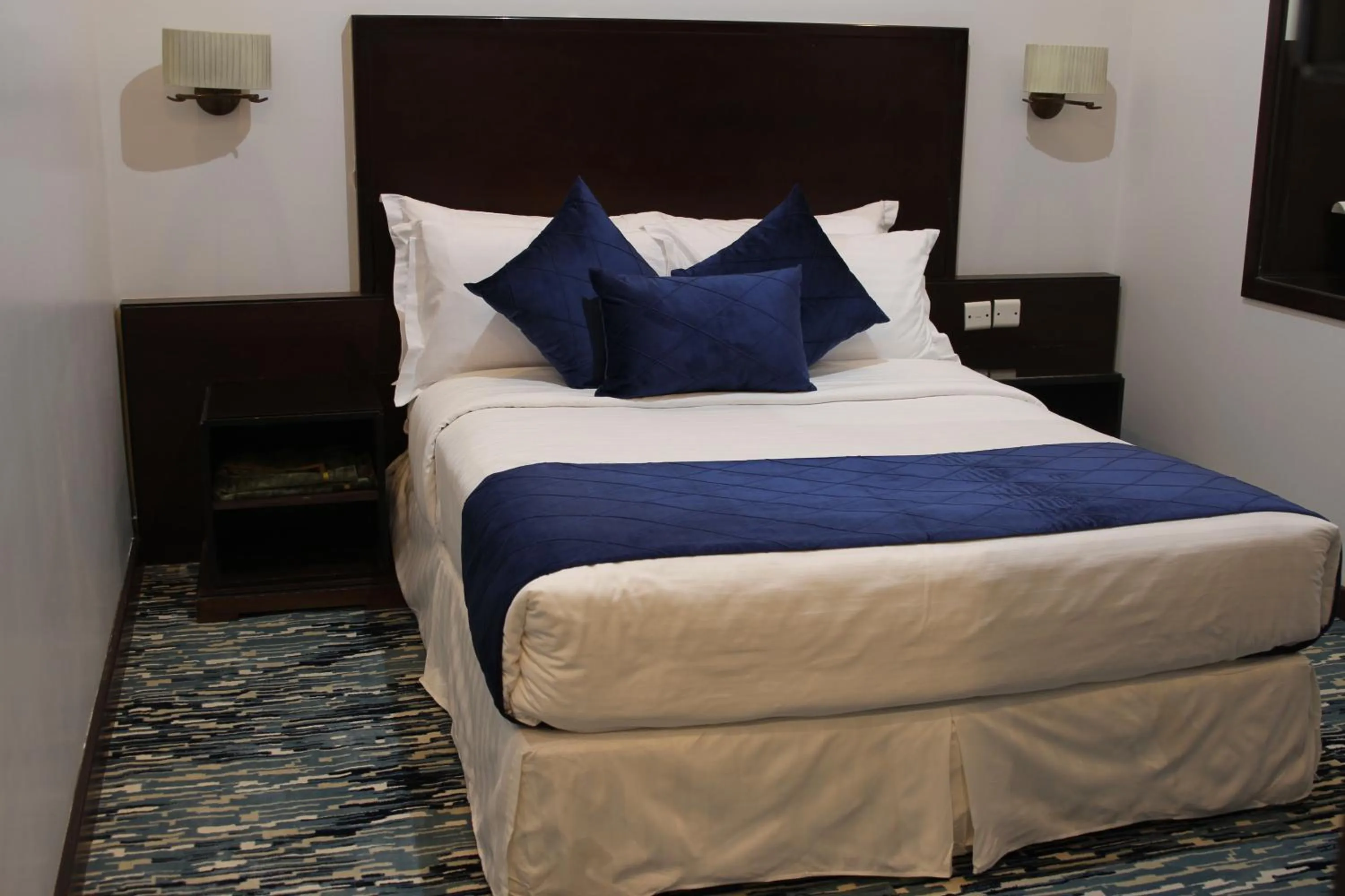 Bed in Carawan Al Khaleej Hotel Olaya
