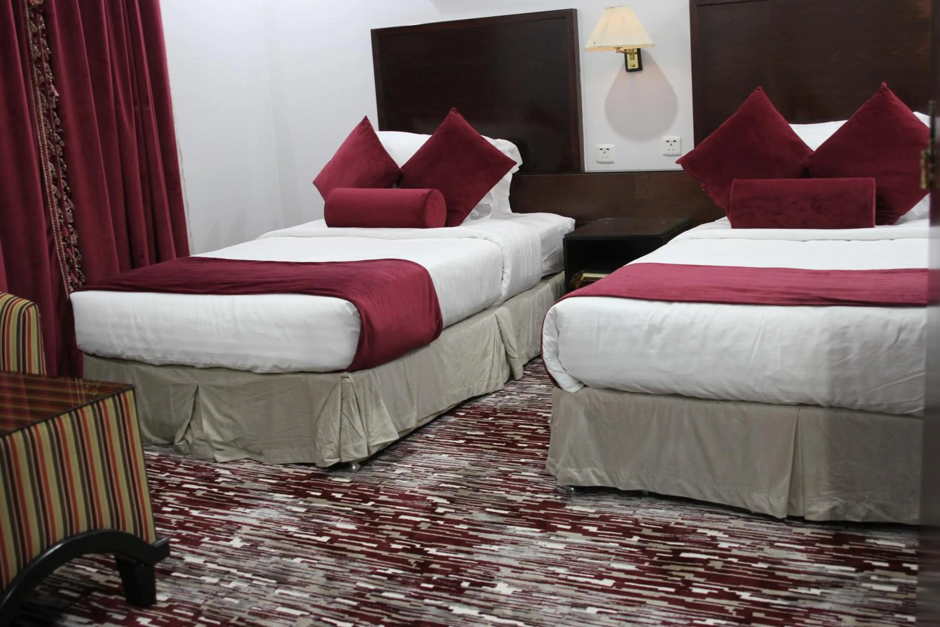 Bed in Carawan Al Khaleej Hotel Olaya