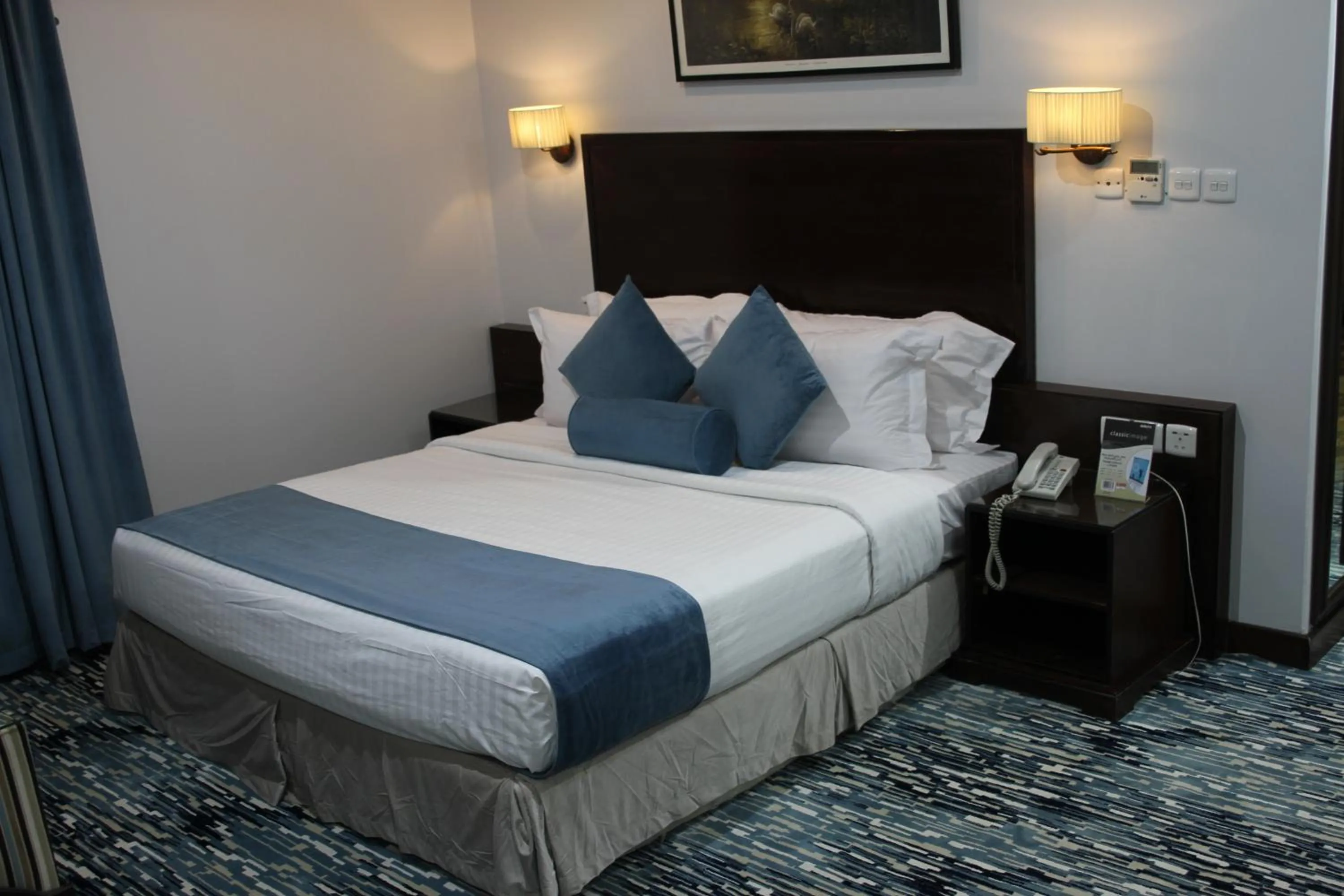 Bed in Carawan Al Khaleej Hotel Olaya