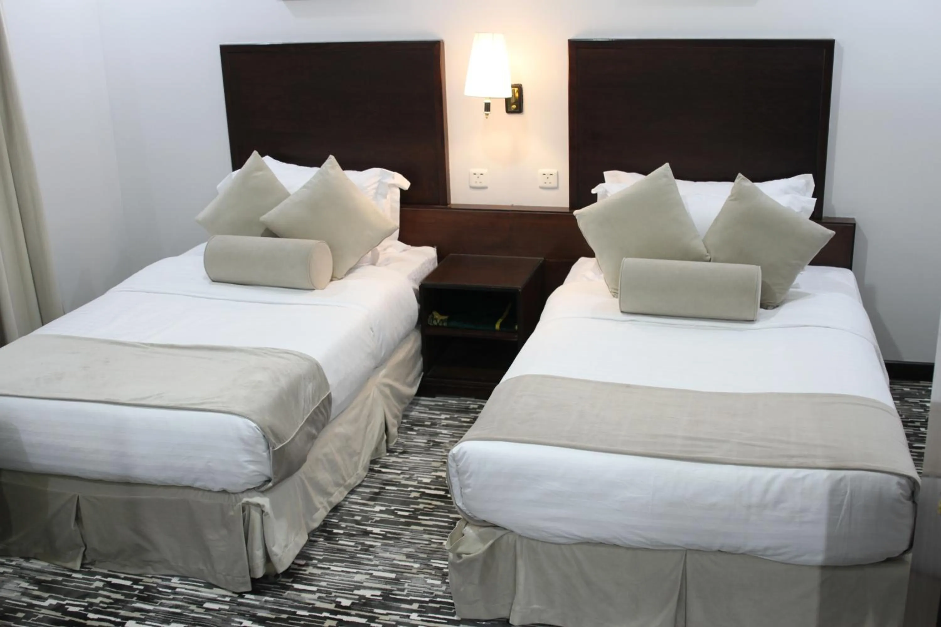 Bed in Carawan Al Khaleej Hotel Olaya
