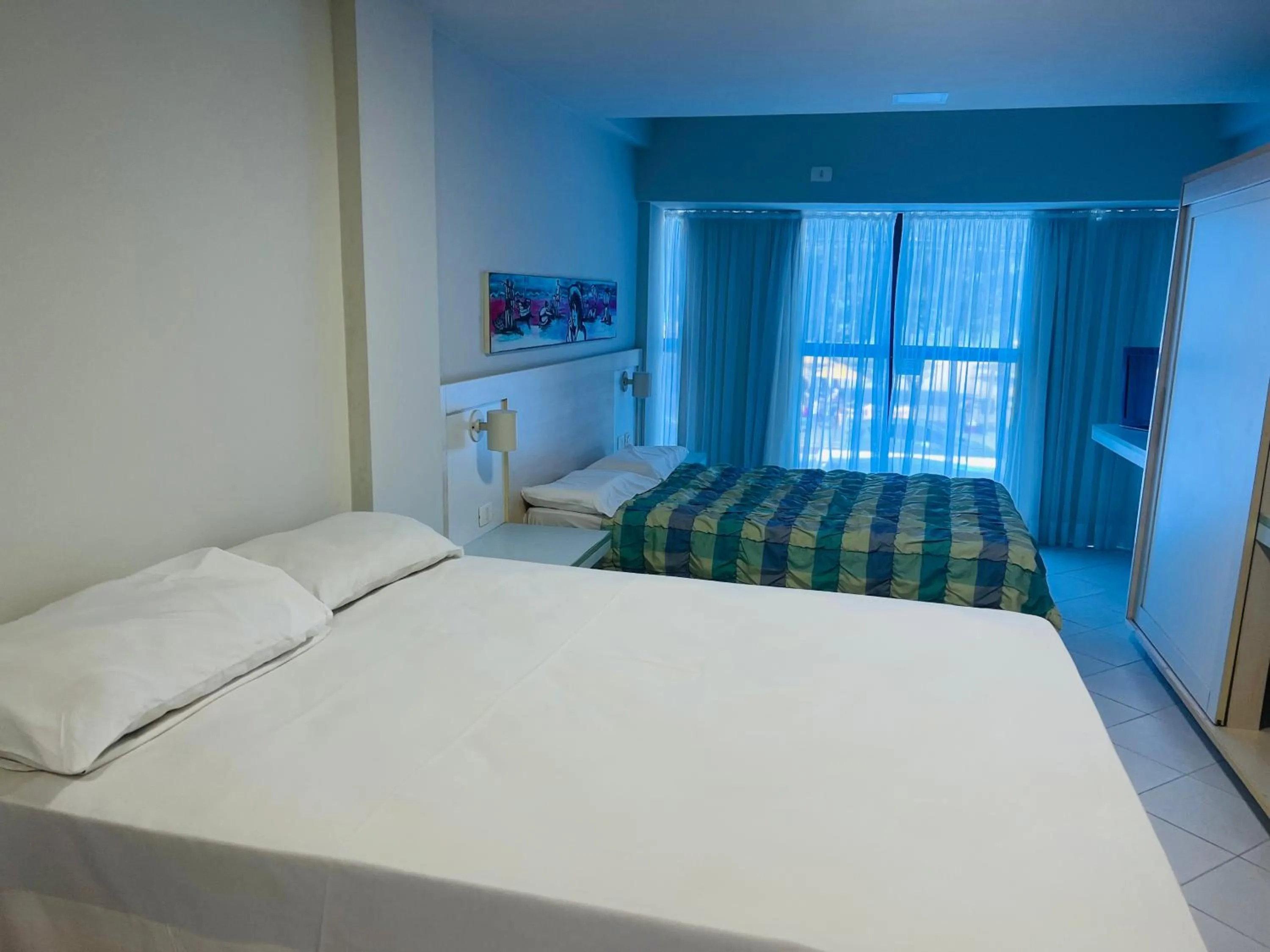 Bedroom, Bed in Flat Ambassador - Cabo Branco - João Pessoa