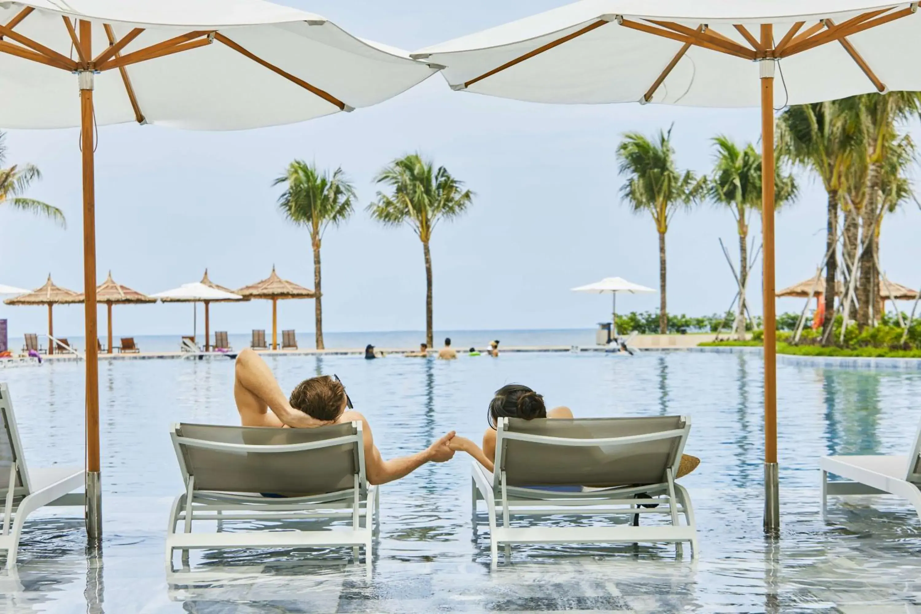 Pool view in Dhawa Ho Tram Pool view in Dhawa Ho Tram