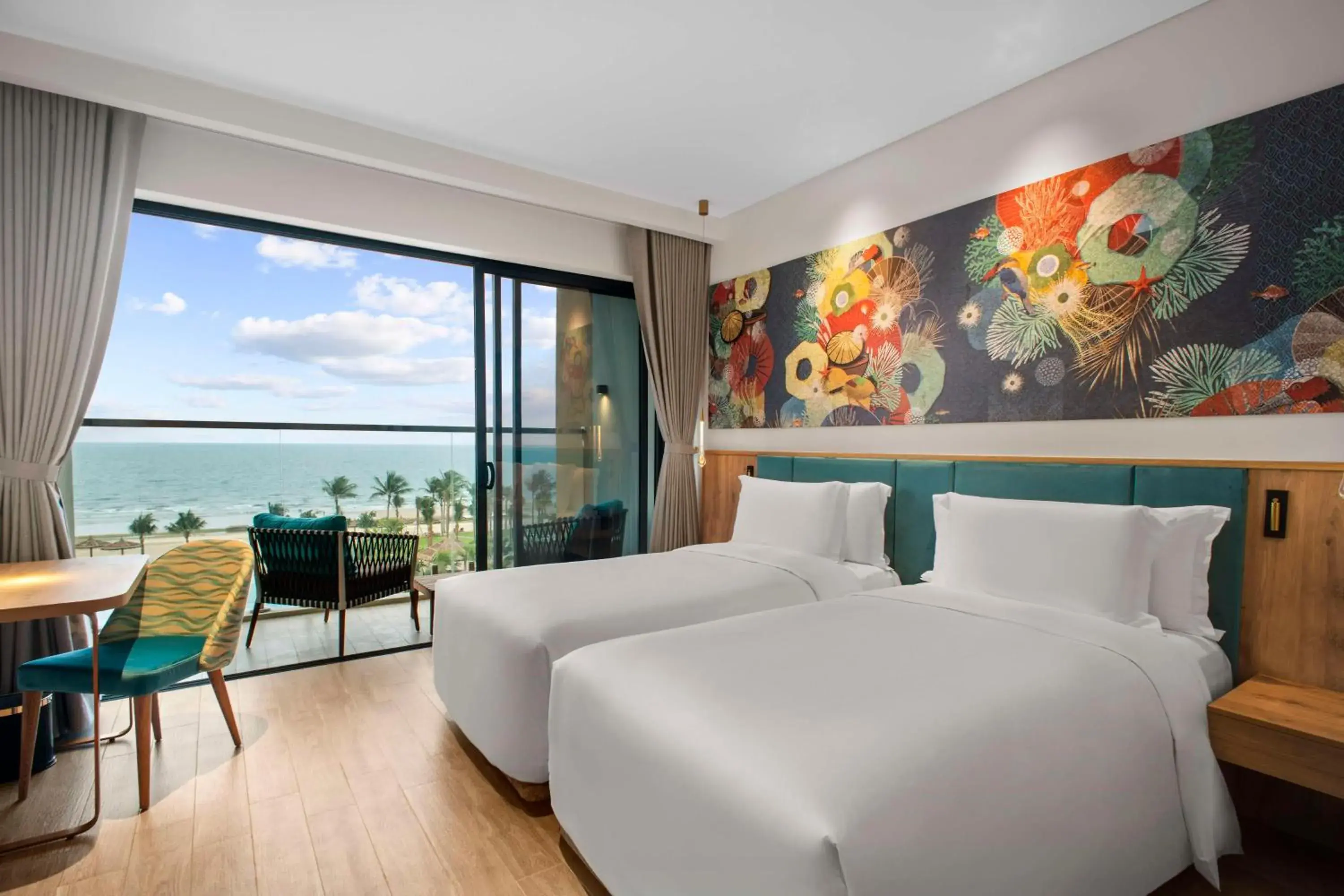 View (from property/room), Bed in Dhawa Ho Tram View (from property/room), Bed in Dhawa Ho Tram