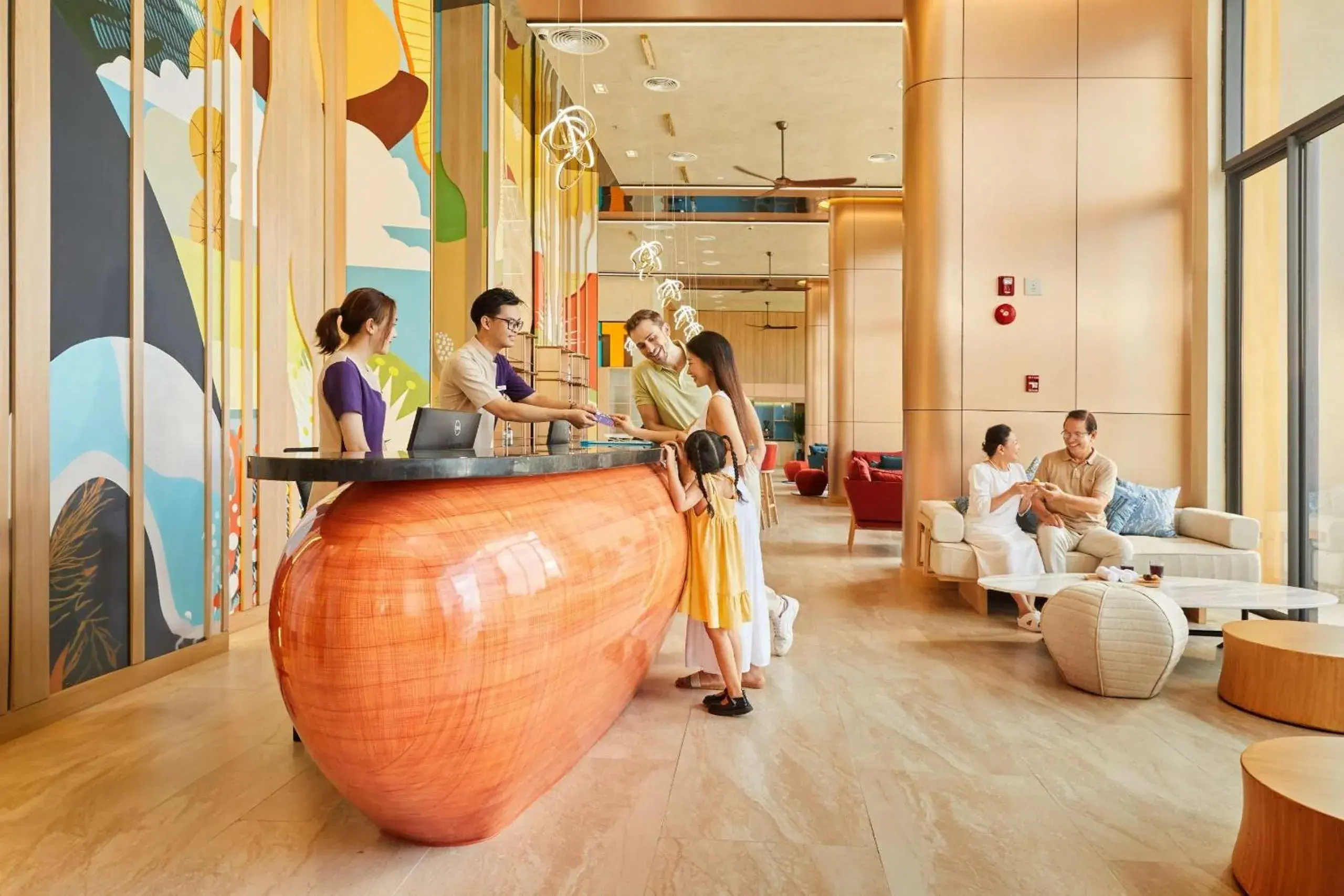 Lobby or reception in Dhawa Ho Tram Lobby or reception in Dhawa Ho Tram