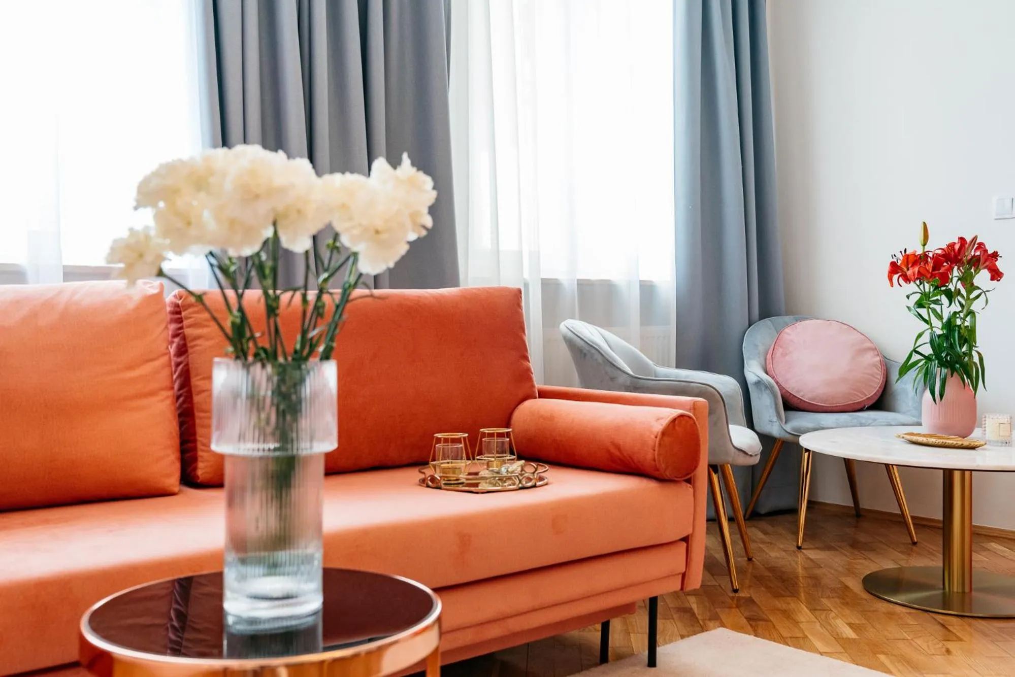 Living room in Crystal House II - LoftAffair Collection