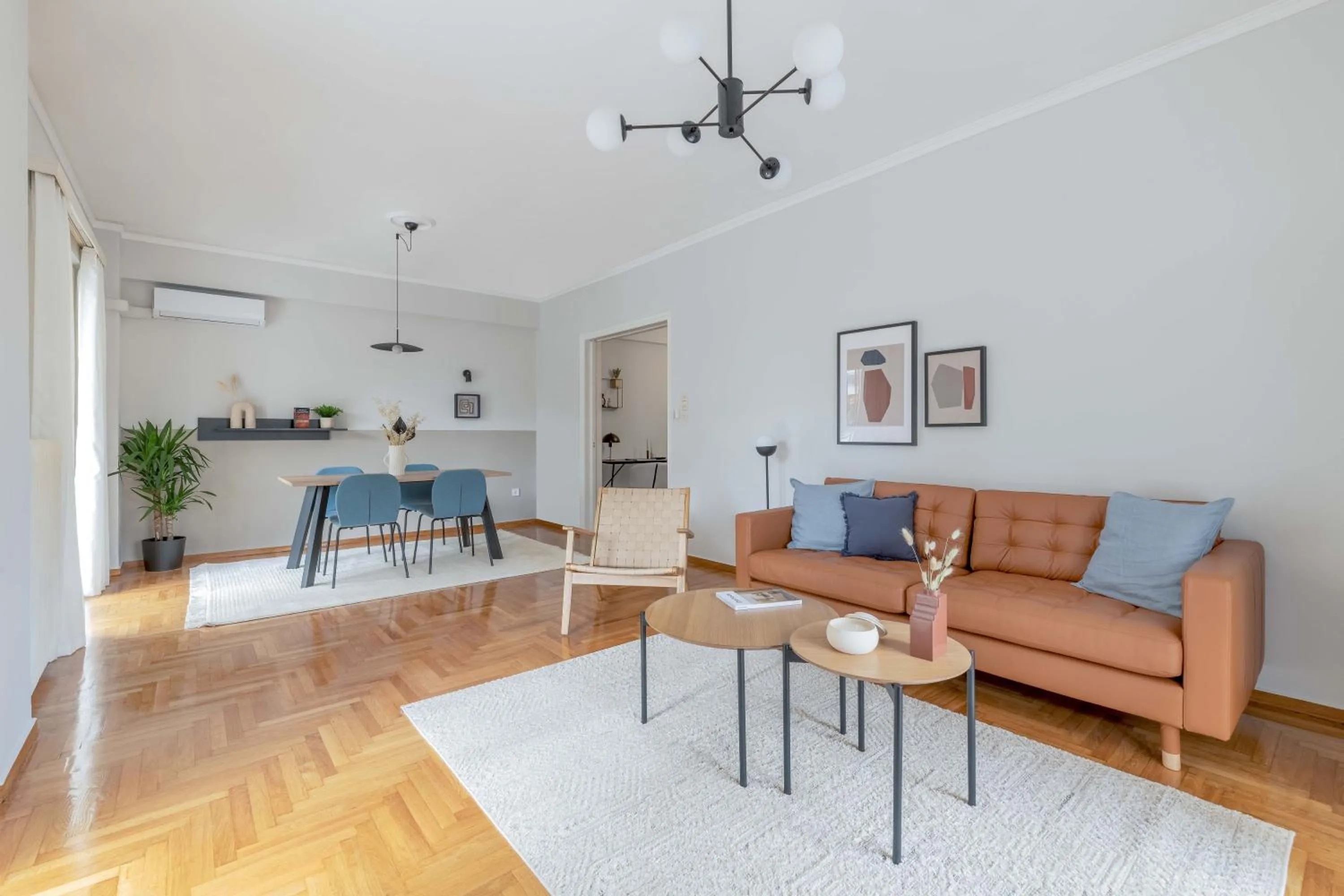 Living room in Homey 2BR Apartment in Cholargos by UPSTREET