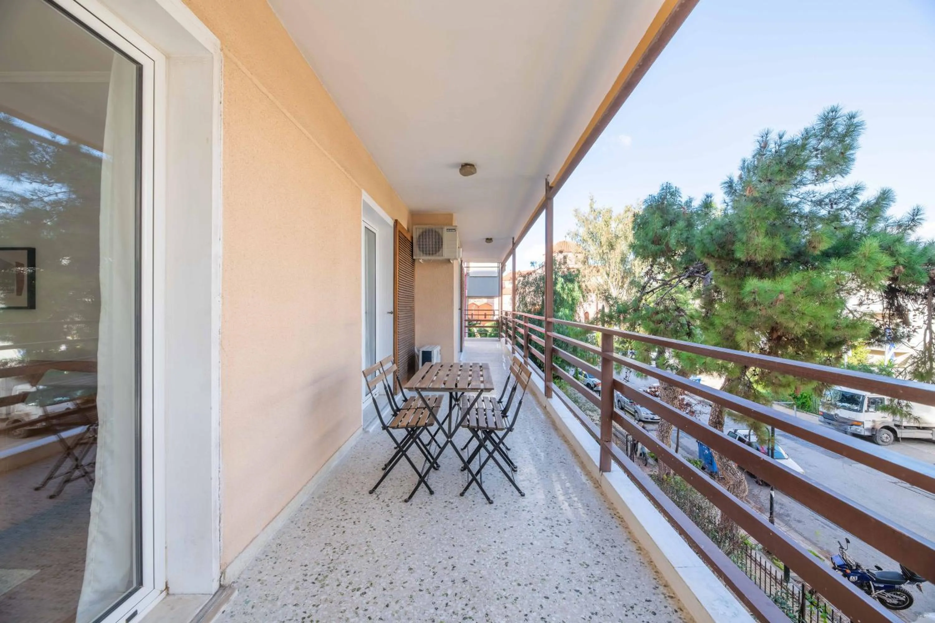Balcony/Terrace in Homey 2BR Apartment in Cholargos by UPSTREET