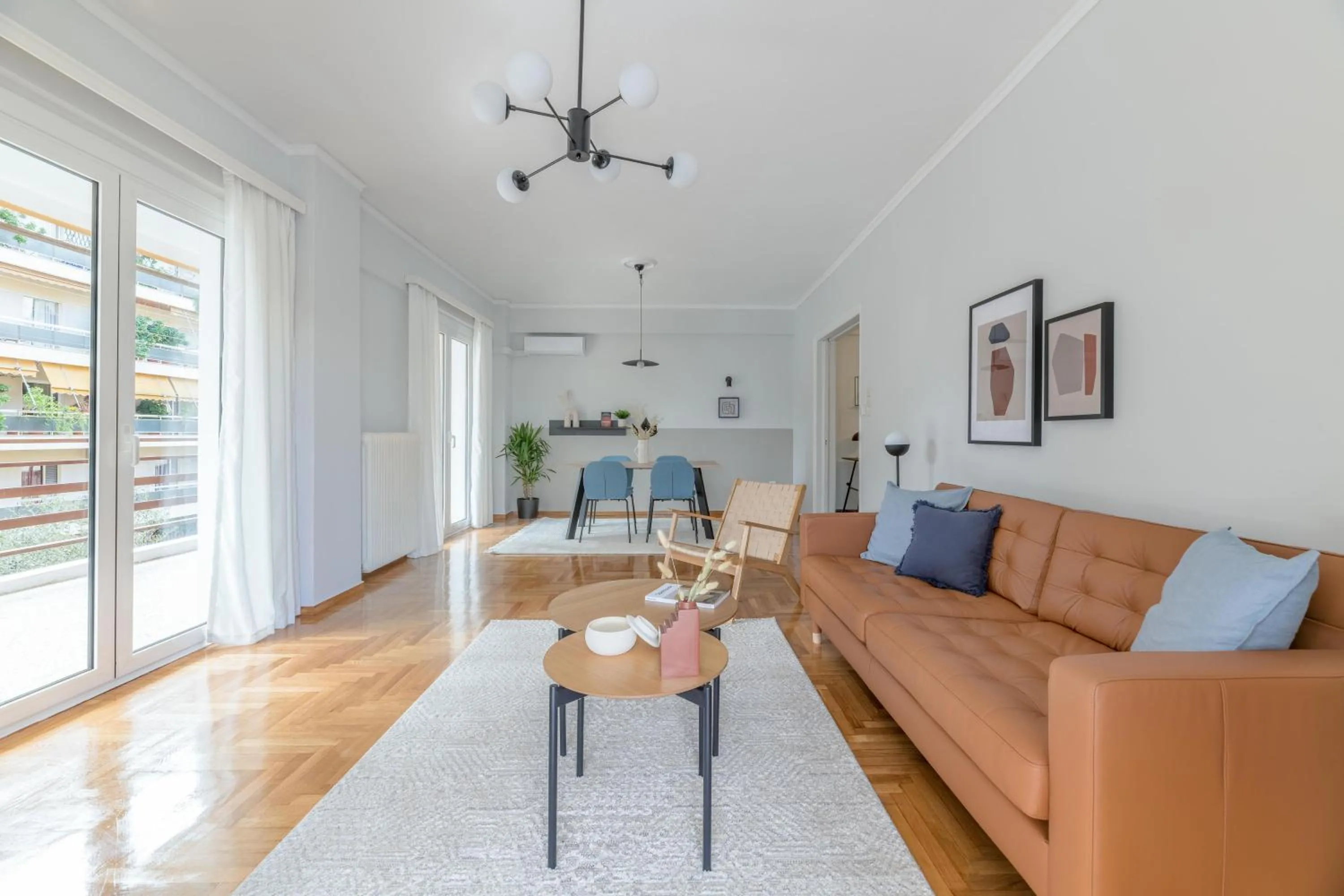 Living room in Homey 2BR Apartment in Cholargos by UPSTREET