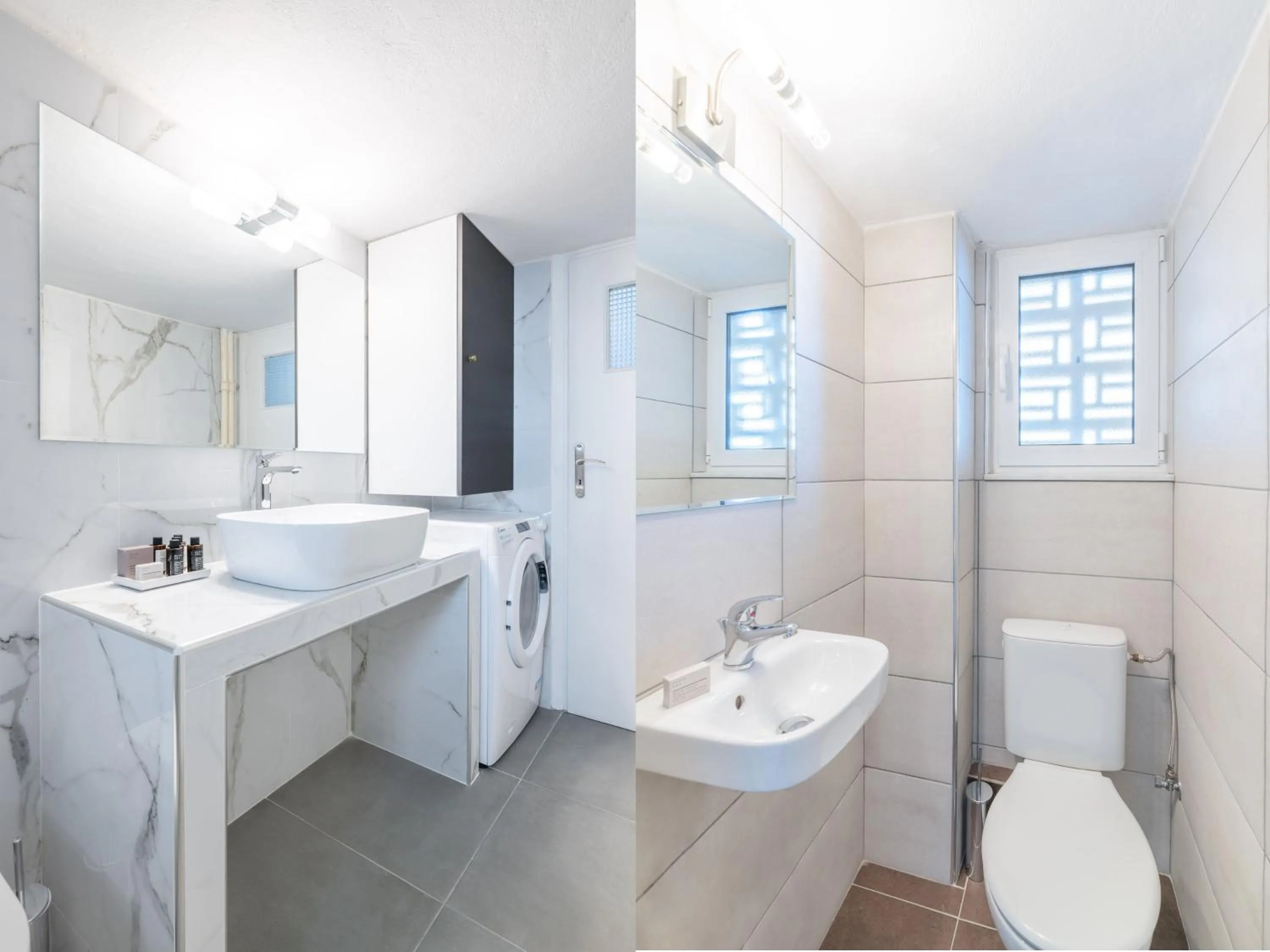 Bathroom in Homey 2BR Apartment in Cholargos by UPSTREET