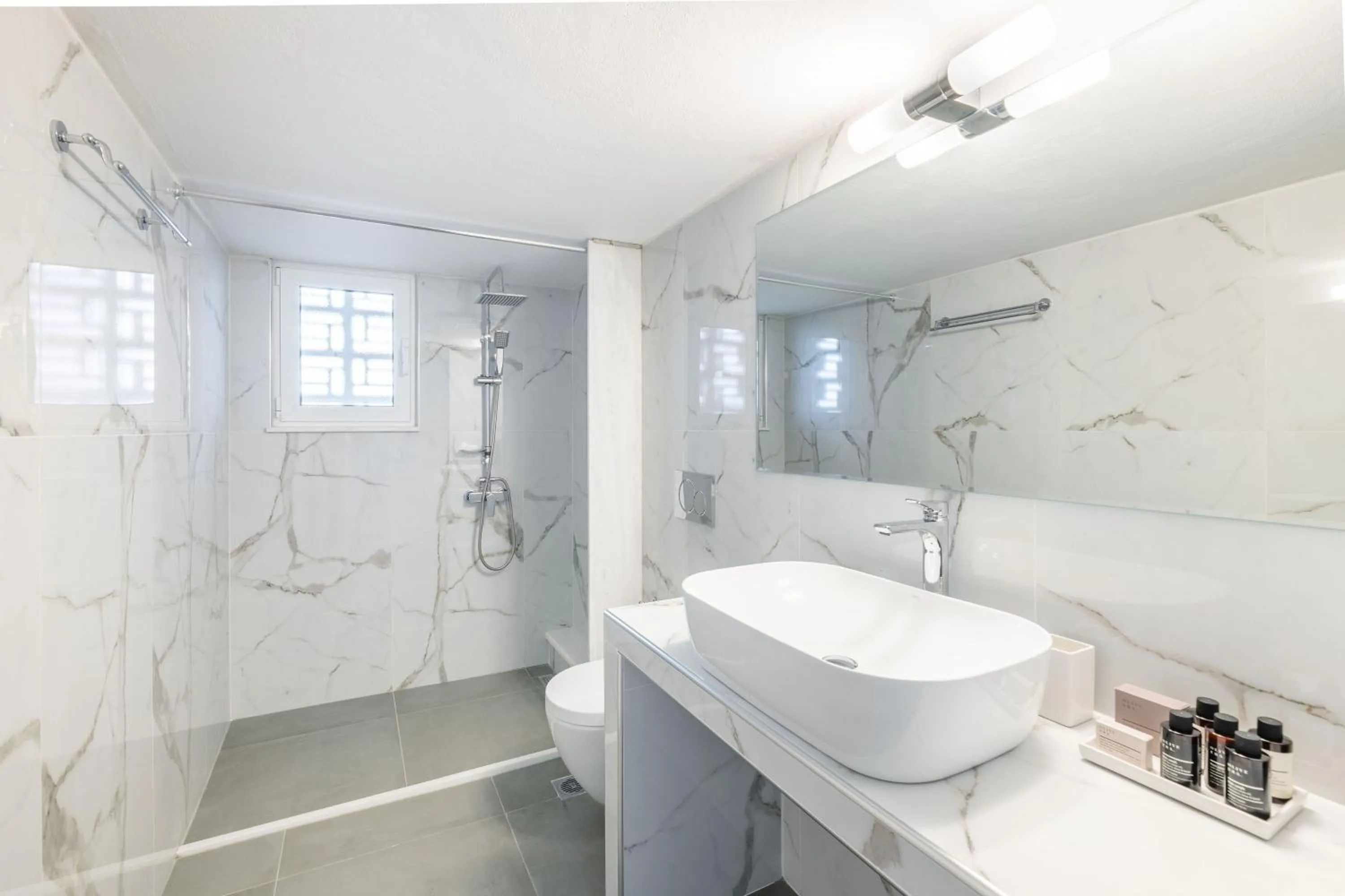 Bathroom in Homey 2BR Apartment in Cholargos by UPSTREET