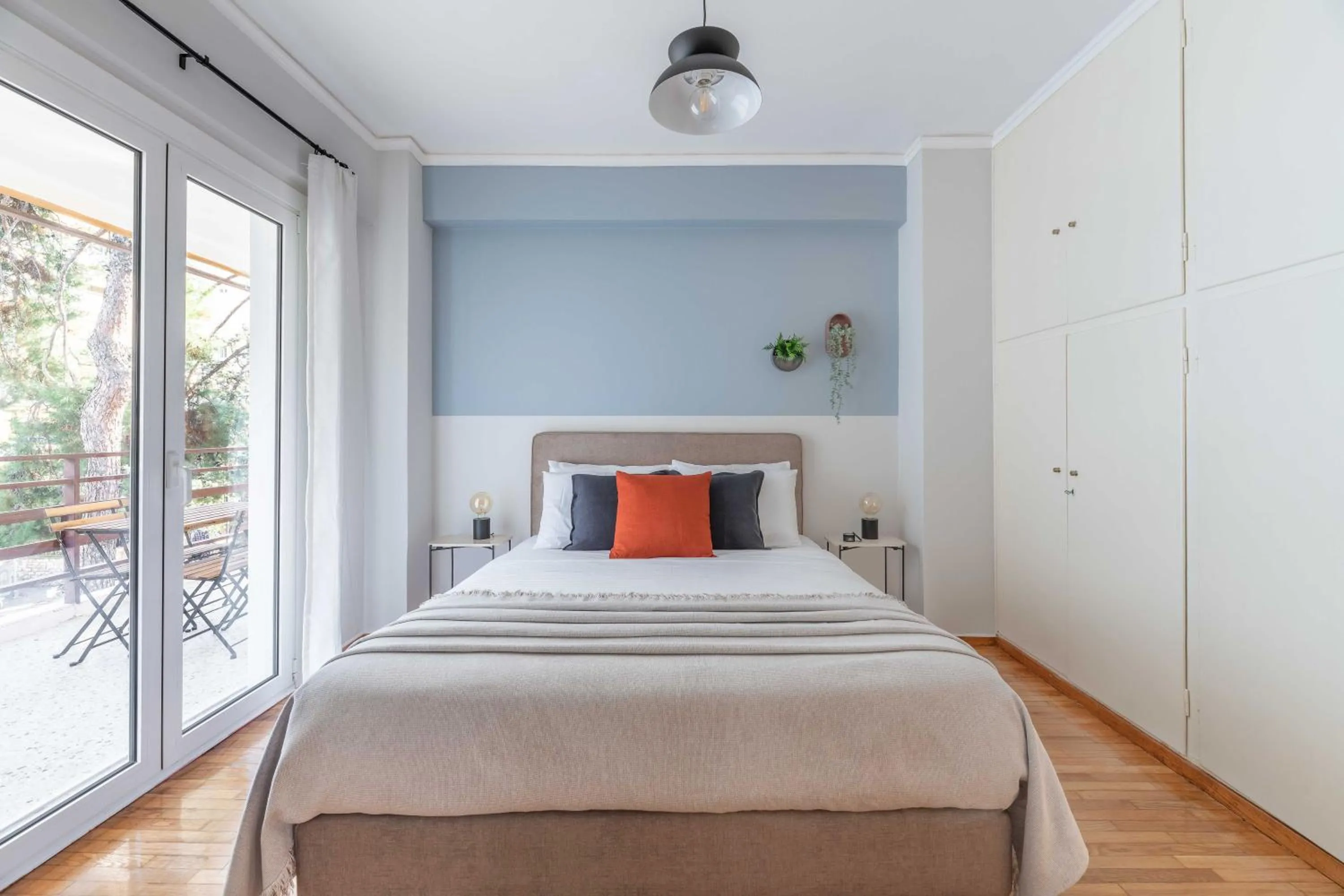Bedroom, Bed in Homey 2BR Apartment in Cholargos by UPSTREET