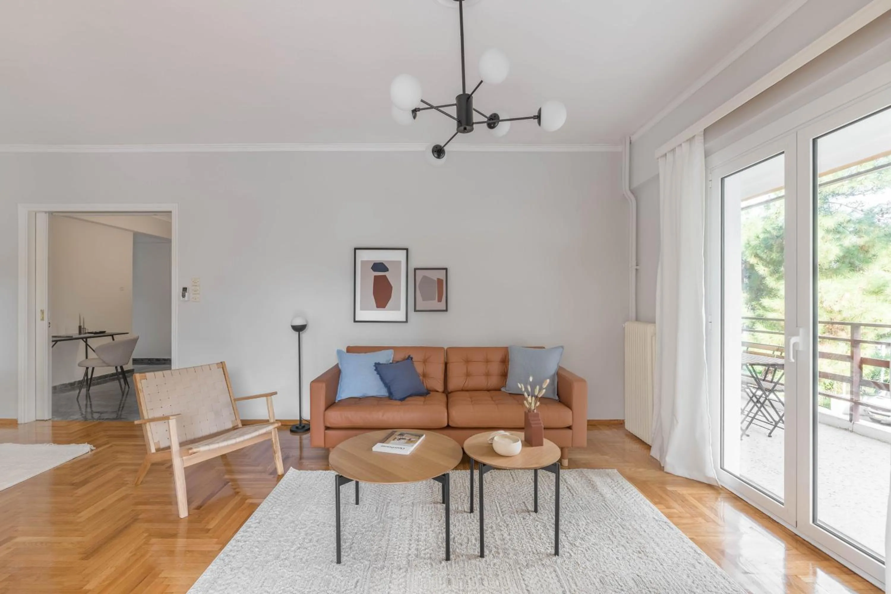 Living room in Homey 2BR Apartment in Cholargos by UPSTREET