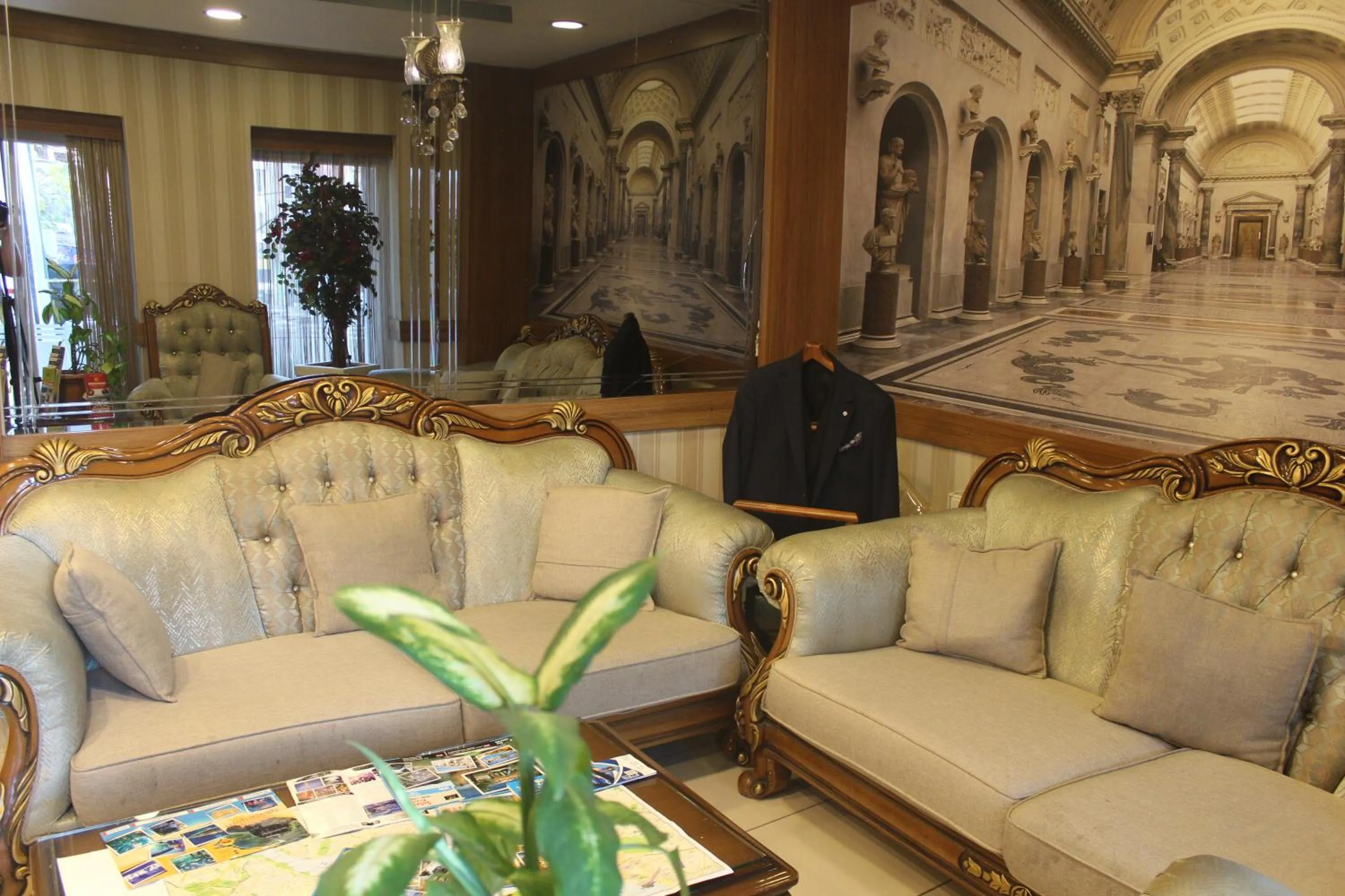 Seating area in GROSS HOTEL