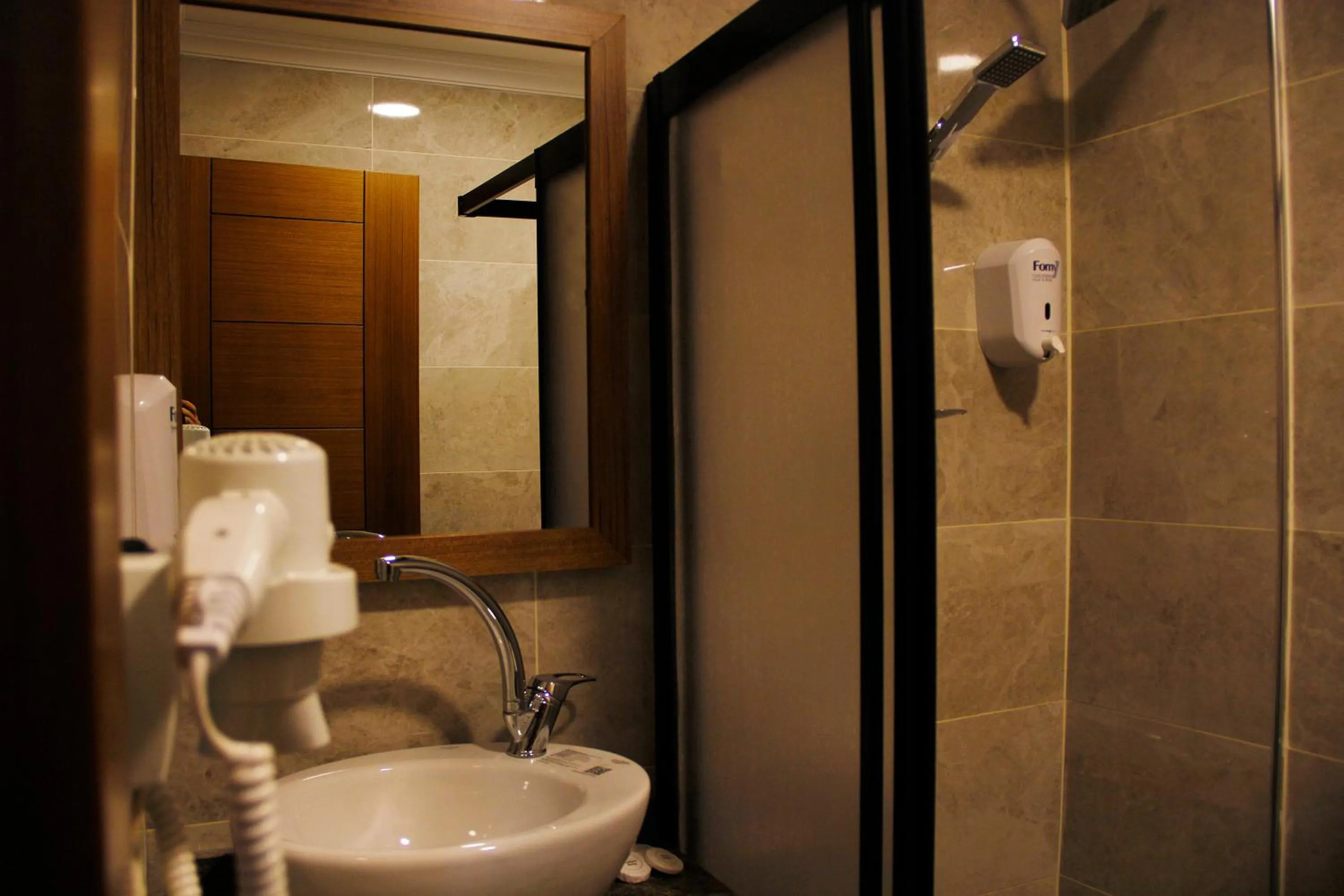 Shower in GROSS HOTEL