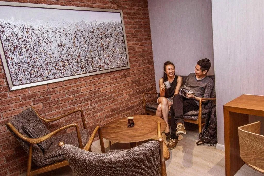 Seating area in Sakura Boutique Hotel