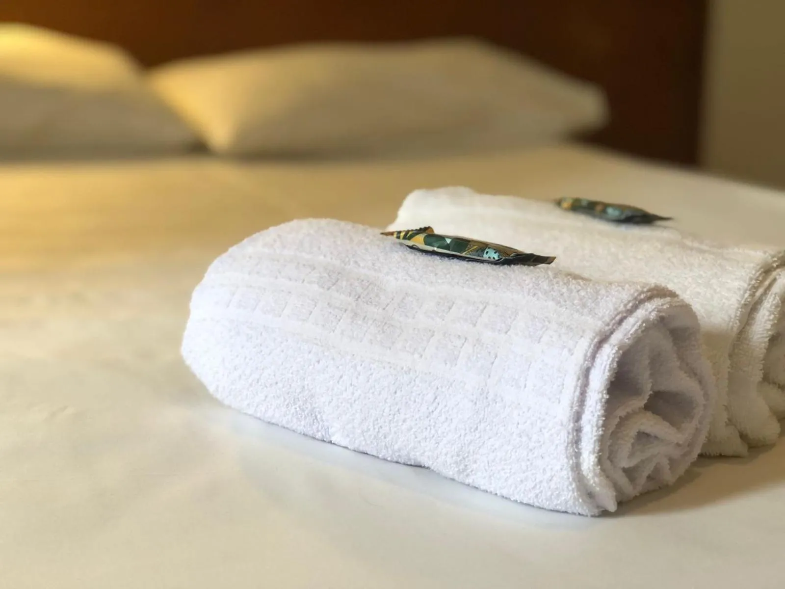 Bed in Hotel Graju Itajaí