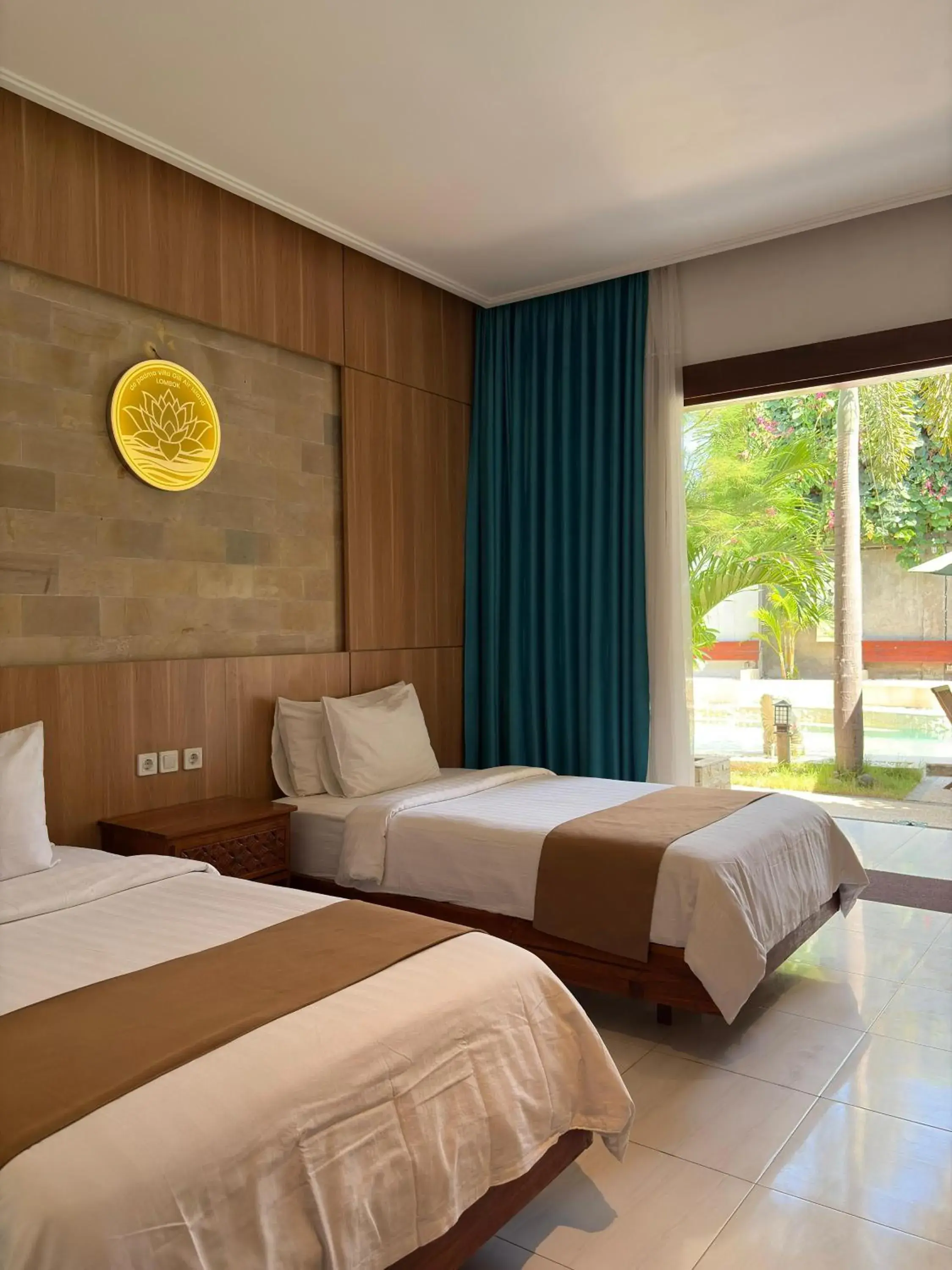 Deluxe Twin Room in De Padma Gili Air Deluxe Twin Room in De Padma Gili Air