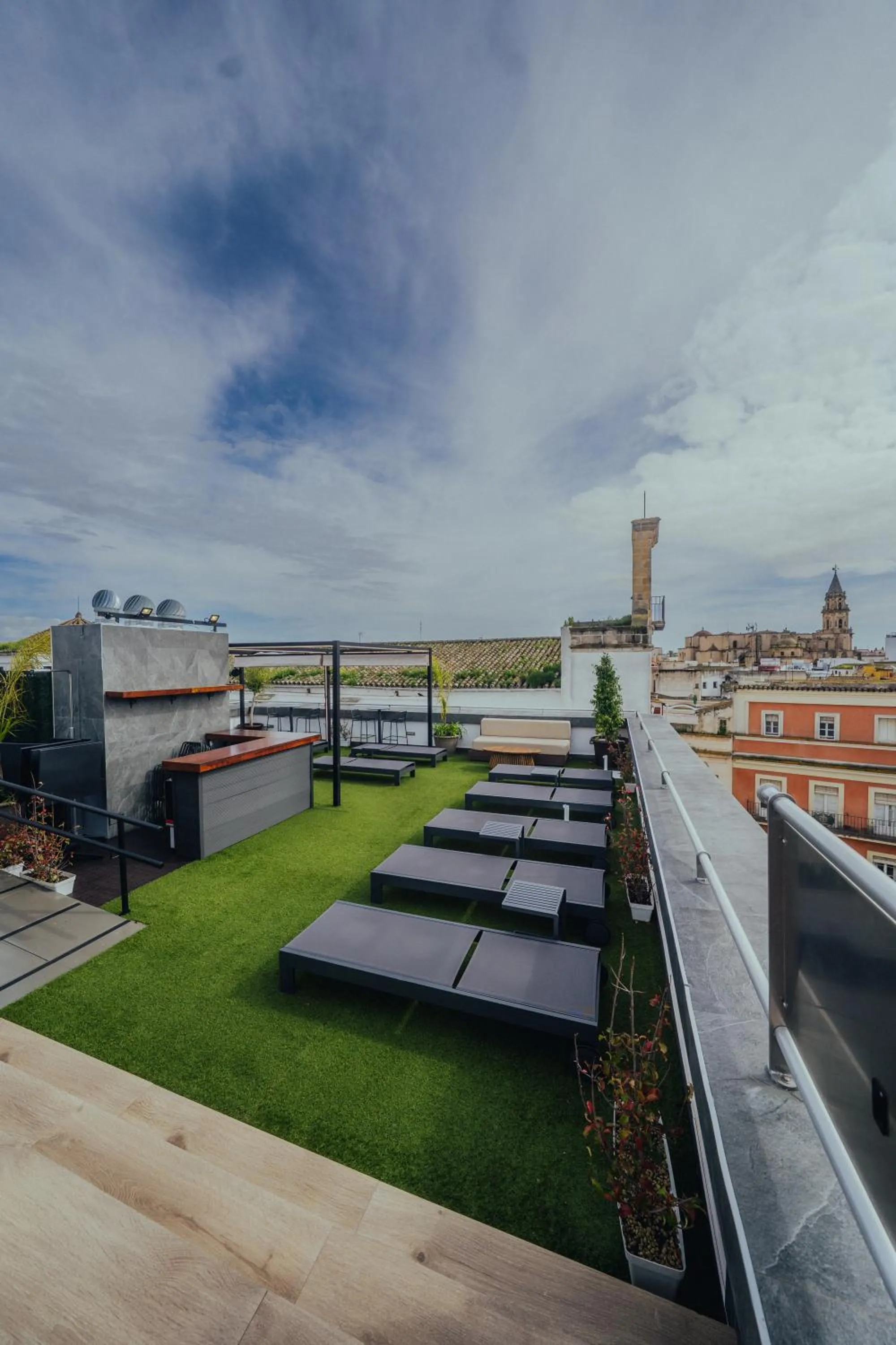 Balcony/Terrace in esZentrico Suites Jerez