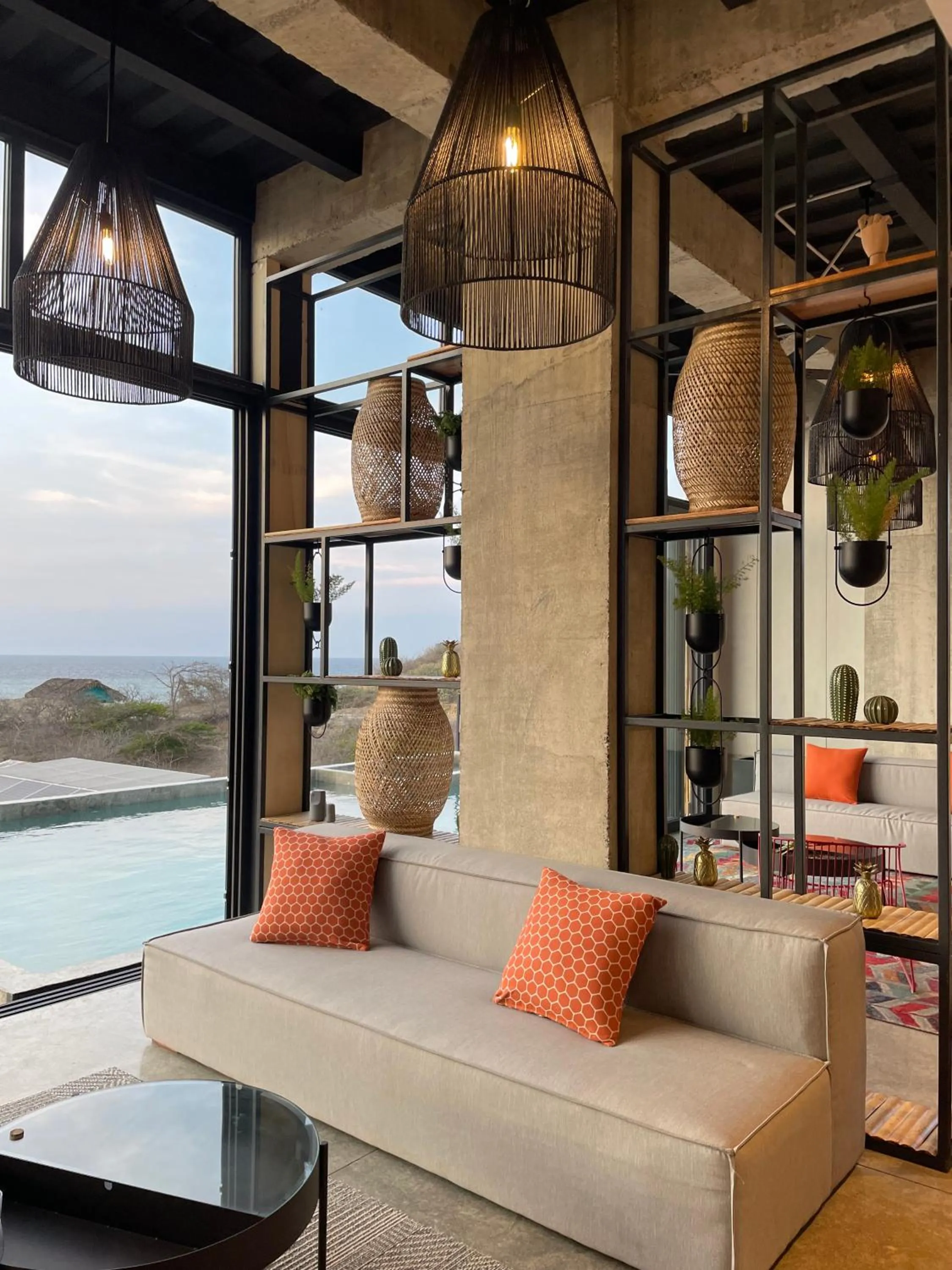 Living room in Eolia Sustainable Design Hotel