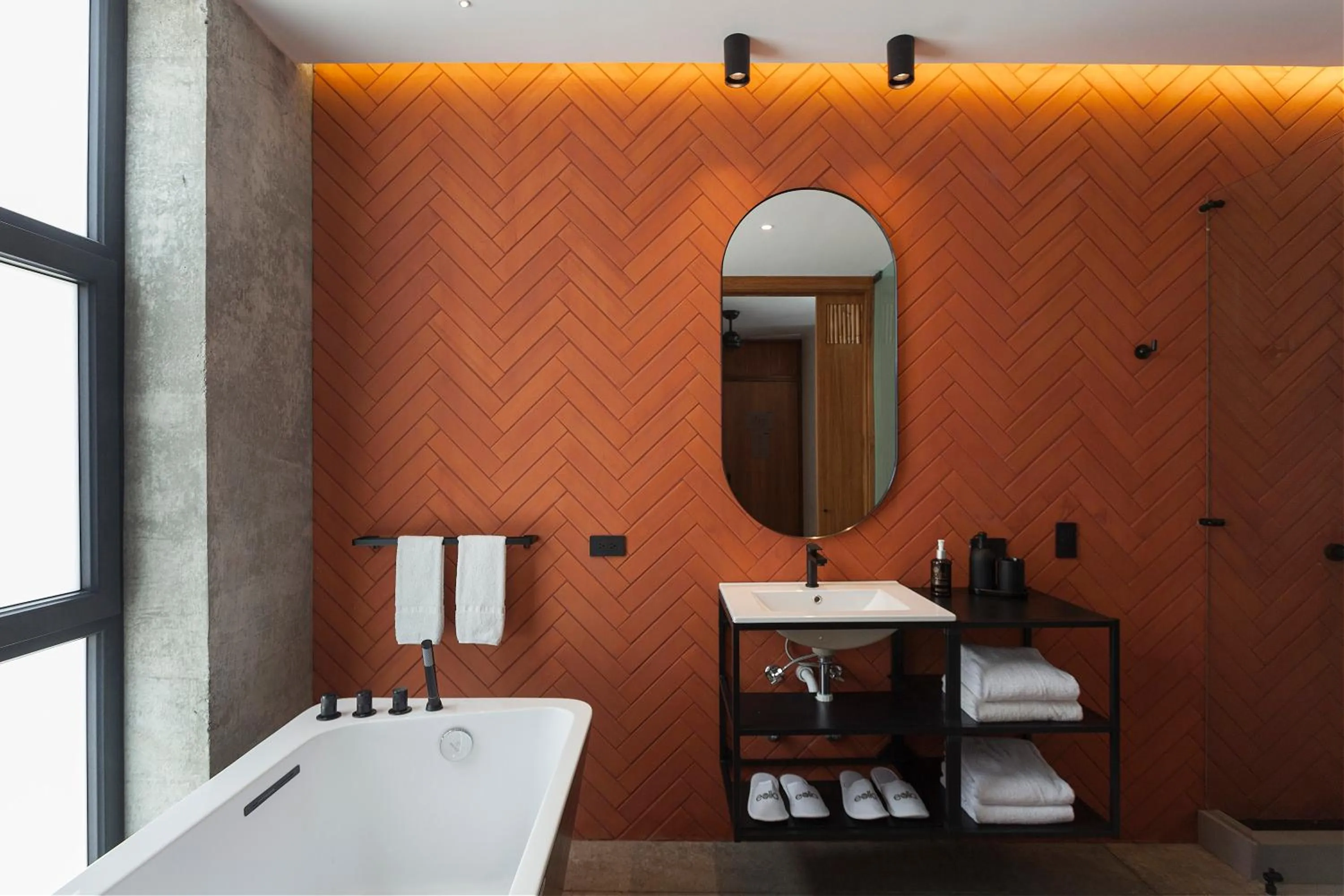 Toilet in Eolia Sustainable Design Hotel