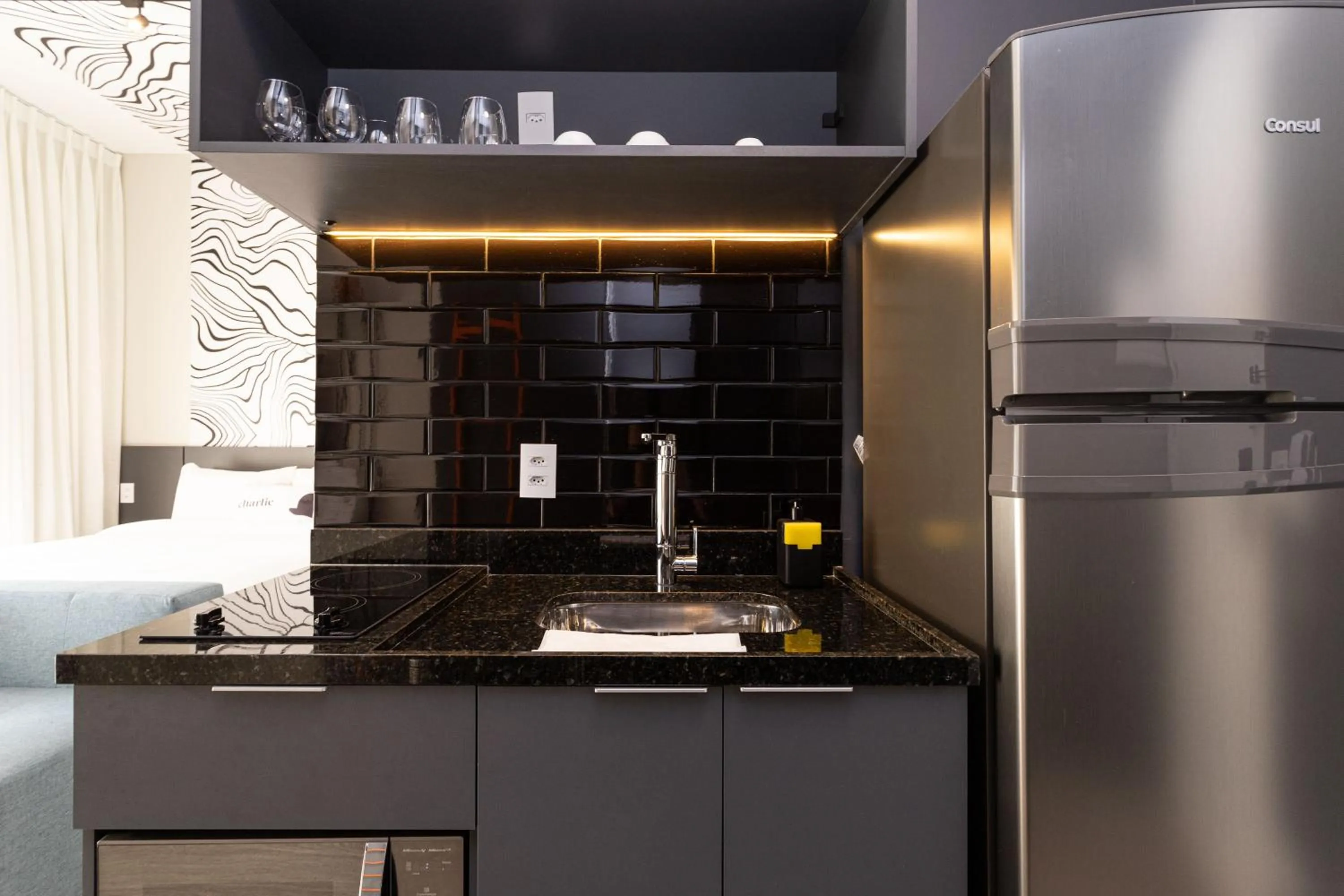 Kitchen or kitchenette in House of Charlie Vila Mariana